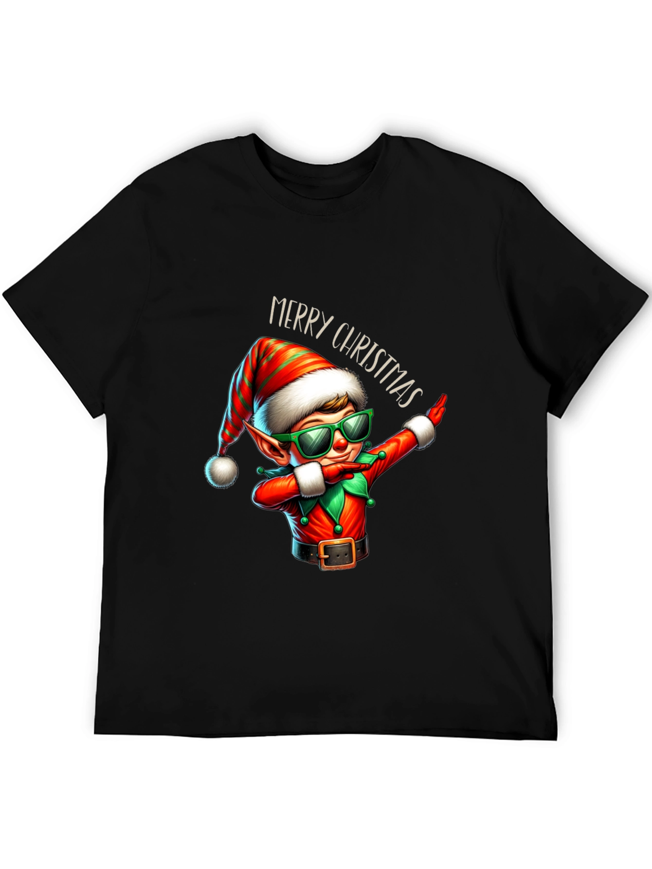Festive Christmas Elf Dab T-Shirt