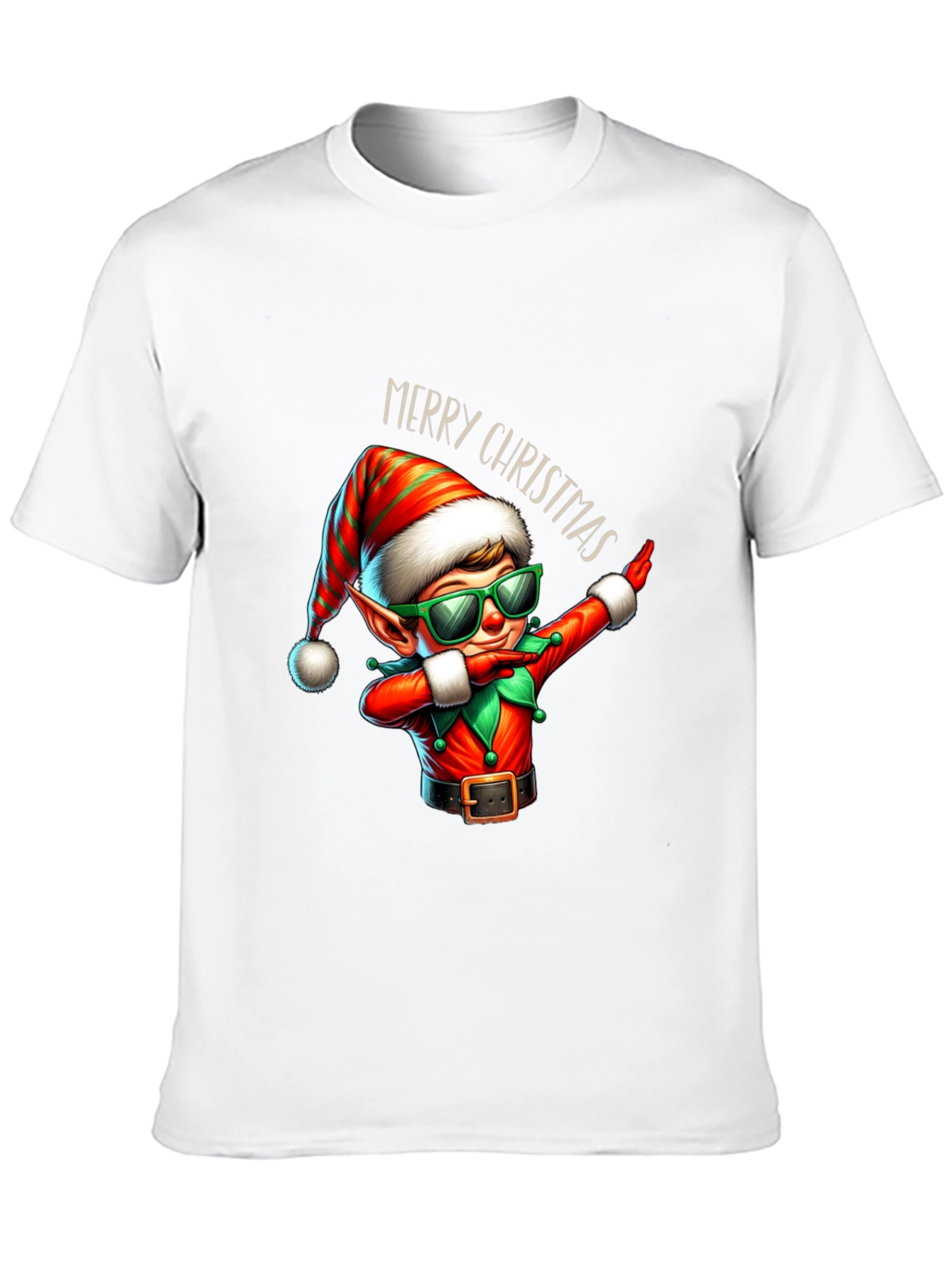 Festive Christmas Elf Dab T-Shirt
