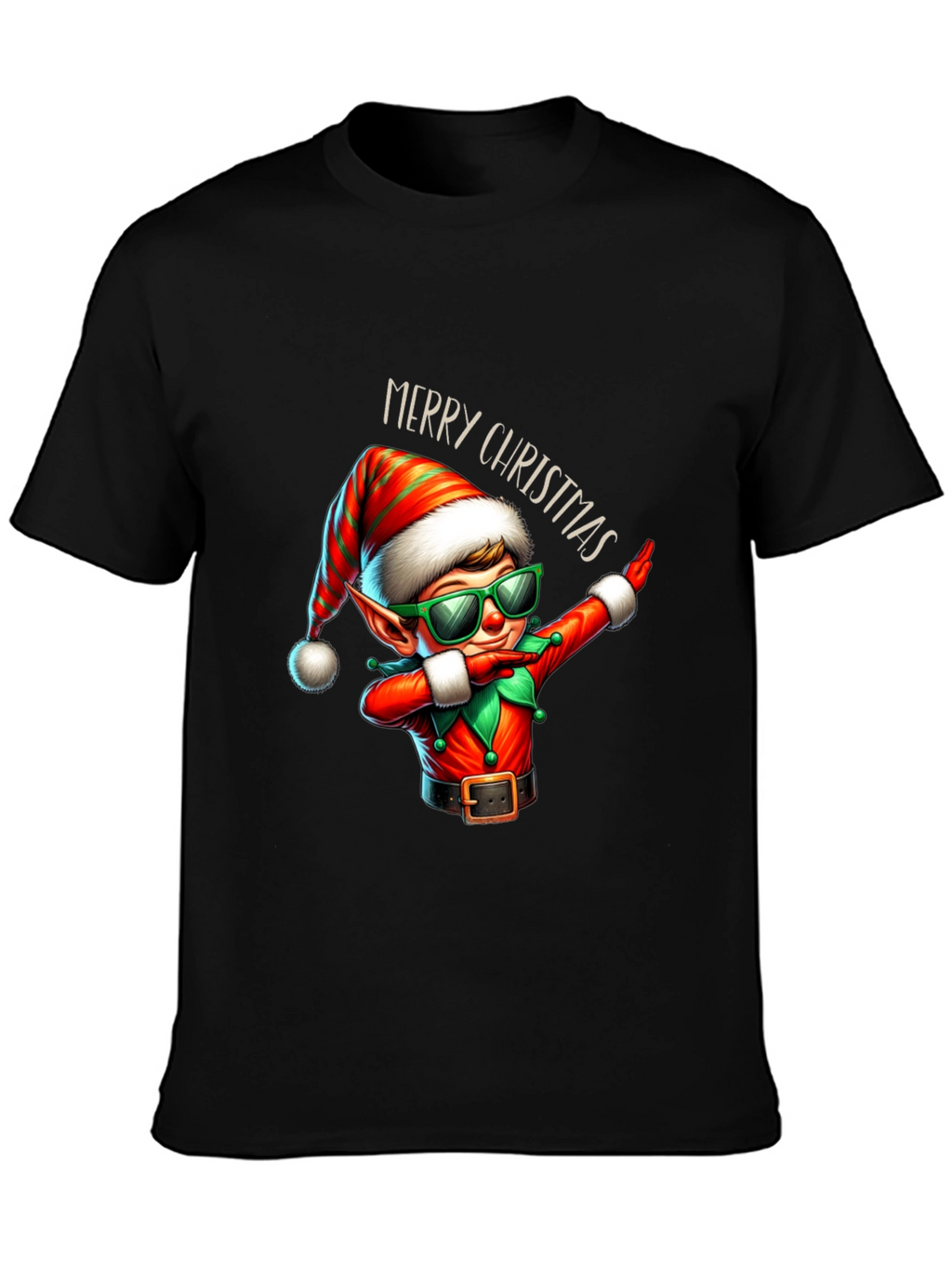 Festive Christmas Elf Dab T-Shirt