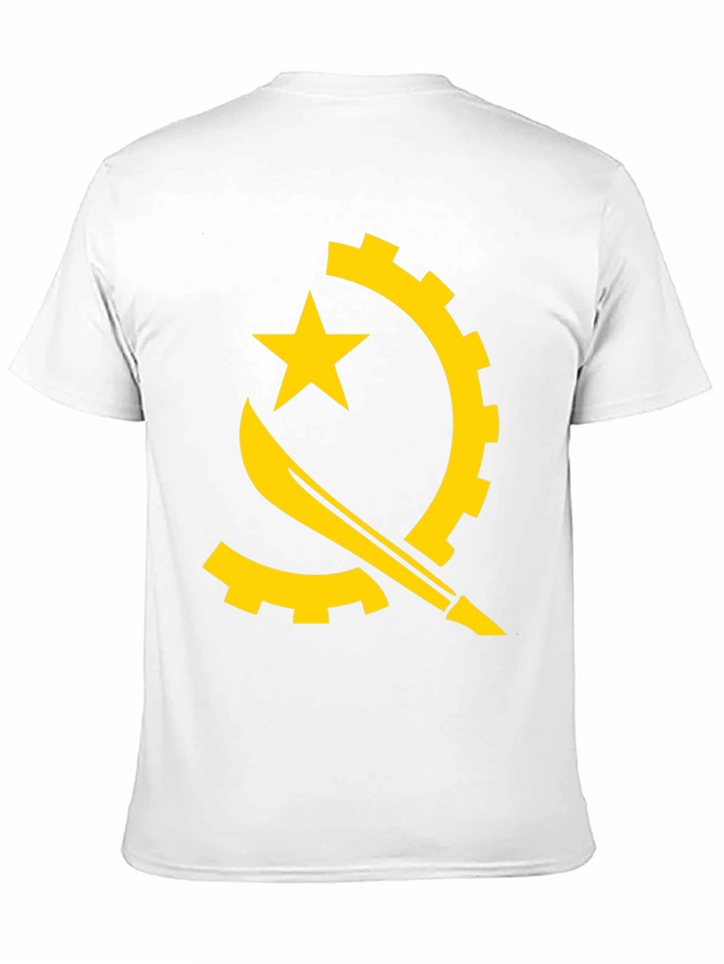 Angola Flag Graphic Tee - Black