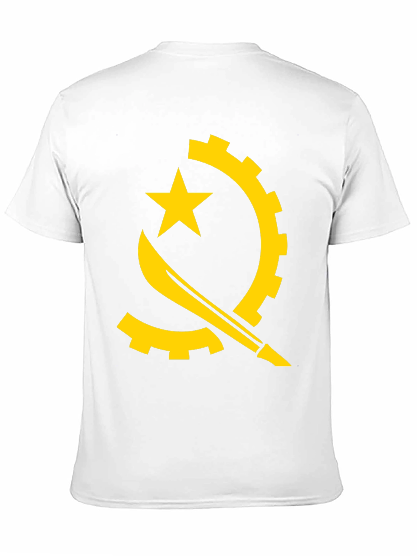 Angola Flag Graphic Tee - Black