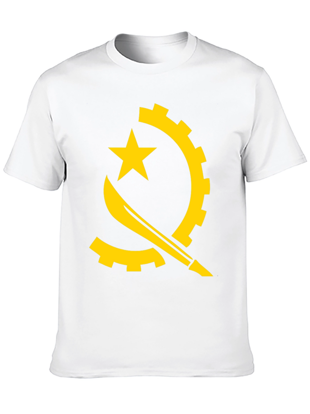 Angola Flag Graphic Tee - Black