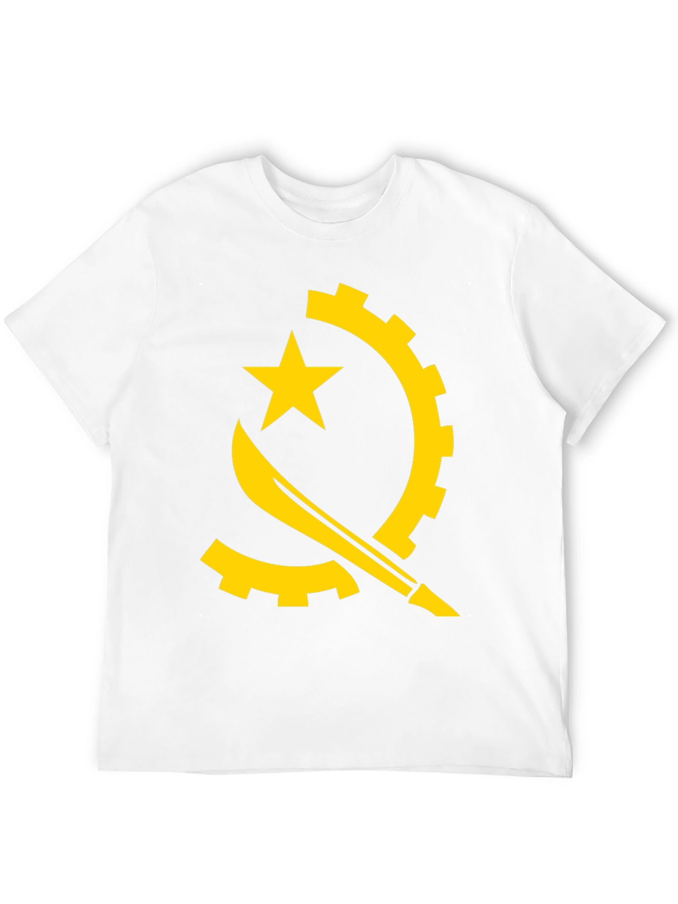 Angola Flag Graphic Tee - Black
