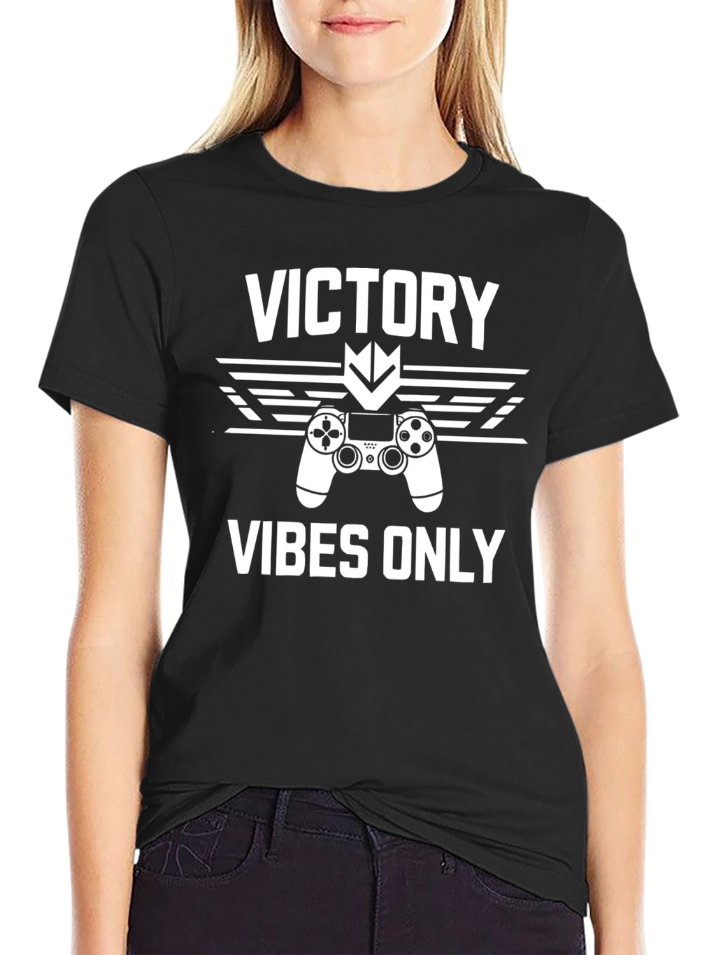 Victory Vibes Only Gaming T-Shirt