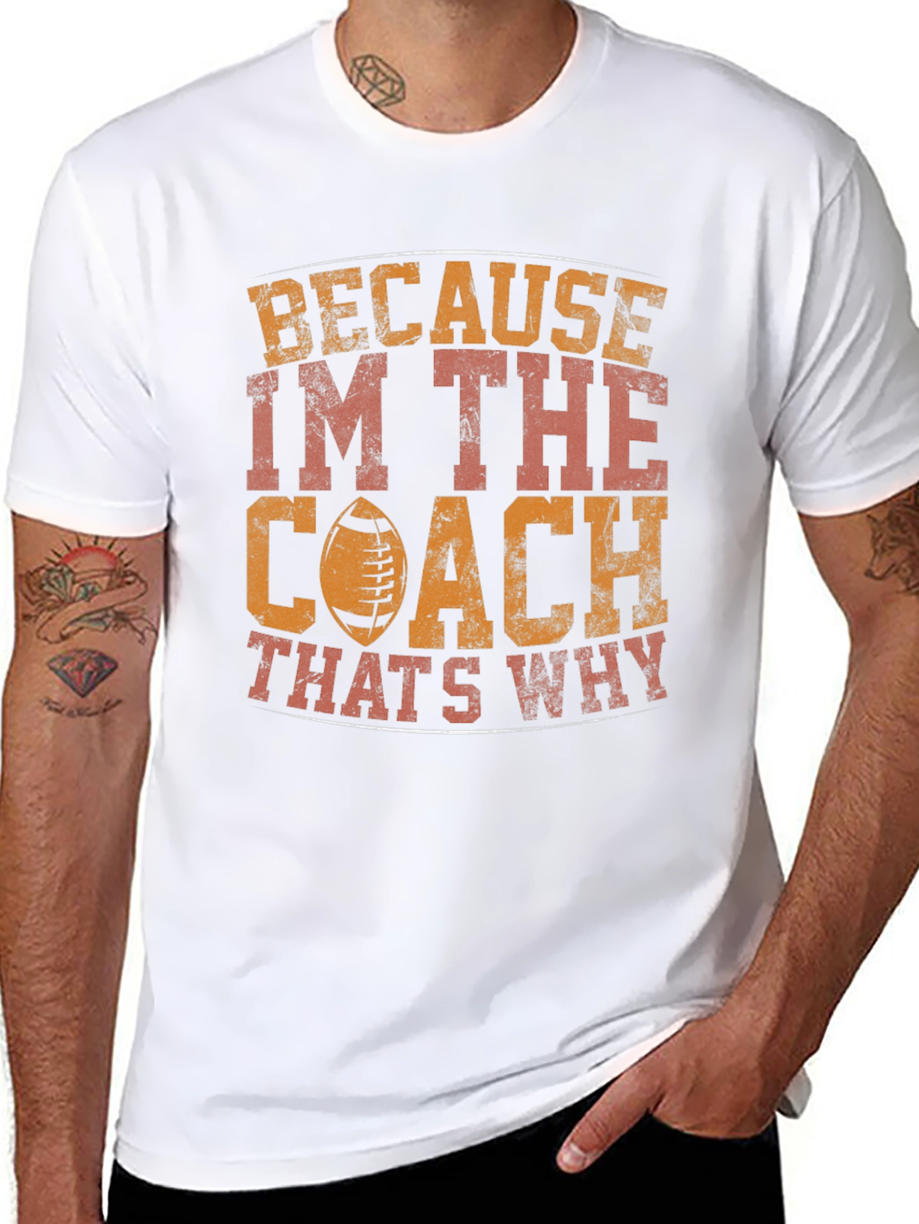 Coach T-Shirt - Because Im The Coach Thats Why