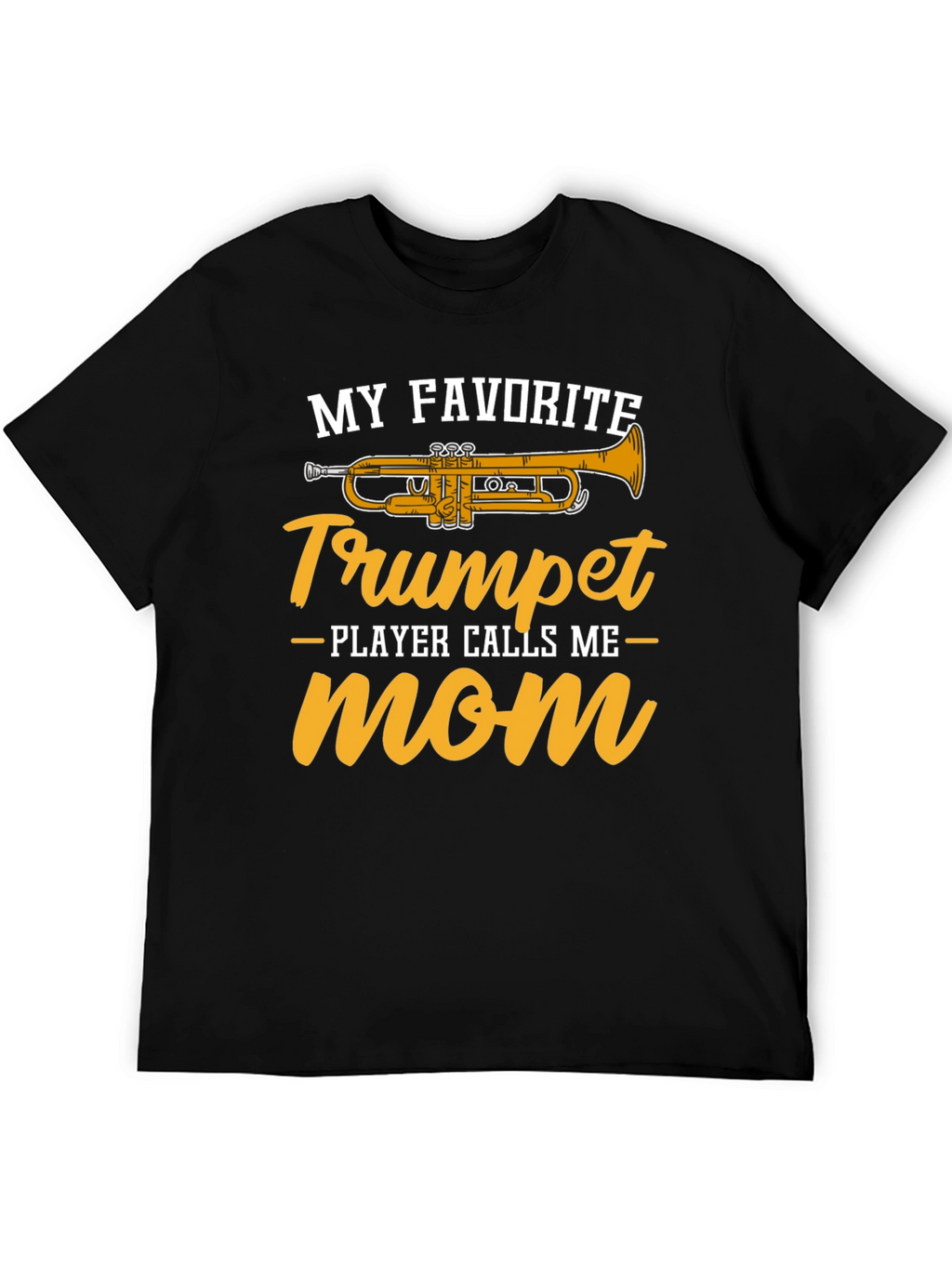 Trumpet Player Mom Graphic T-Shirt