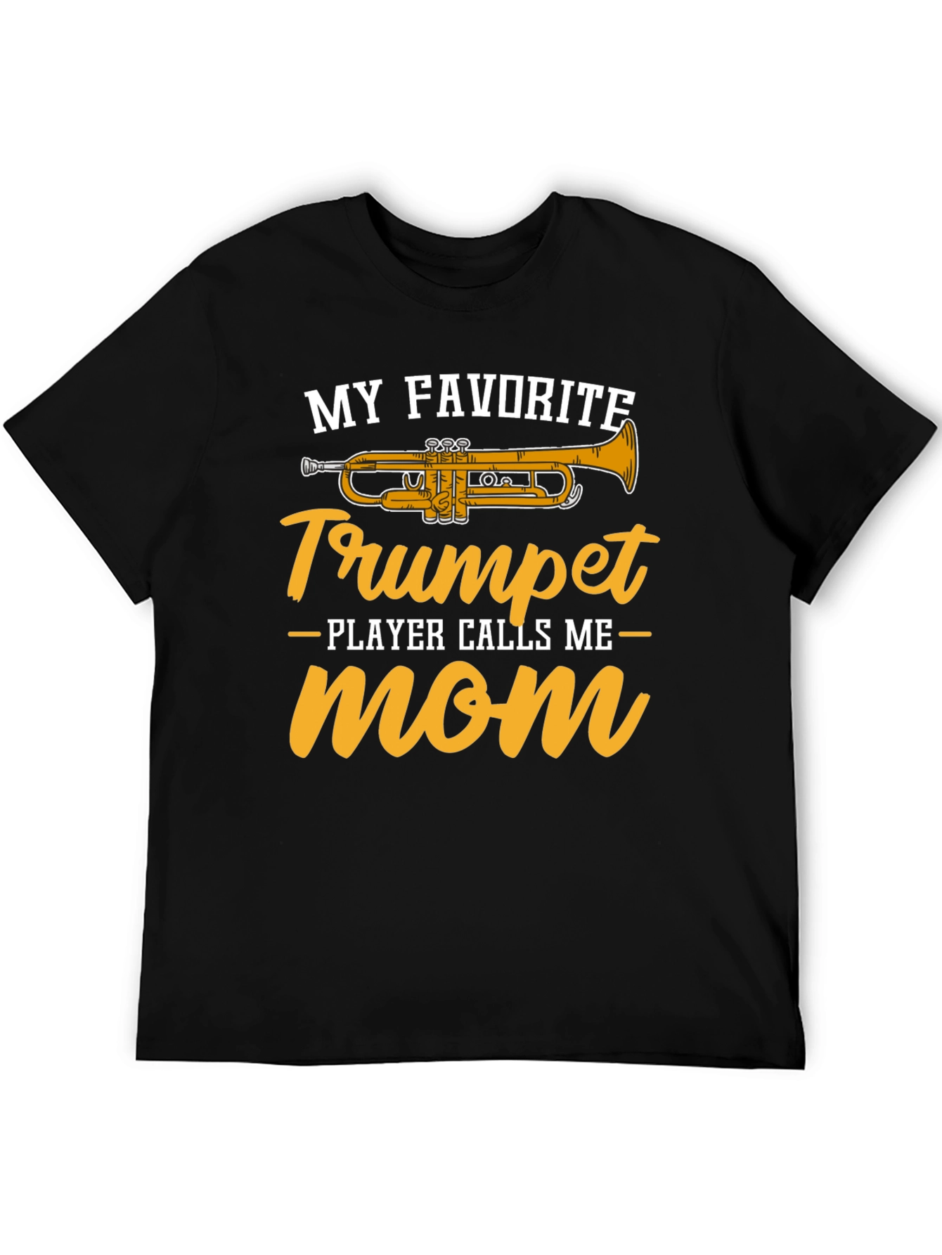 Trumpet Player Mom Graphic T-Shirt