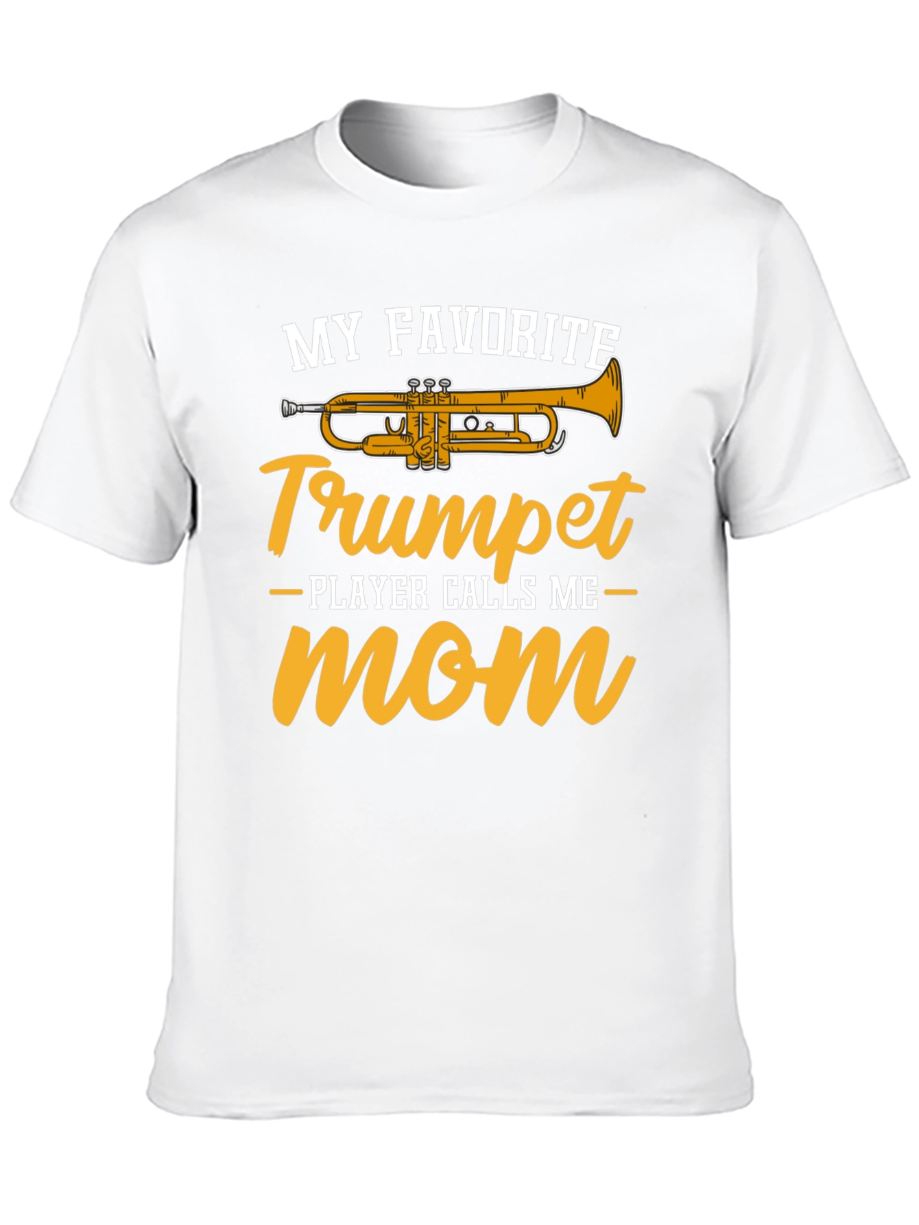 Trumpet Player Mom Graphic T-Shirt