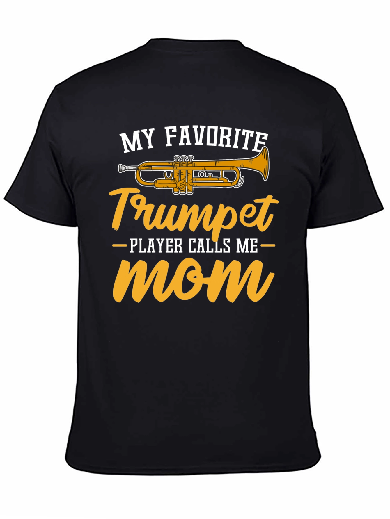 Trumpet Player Mom Graphic T-Shirt