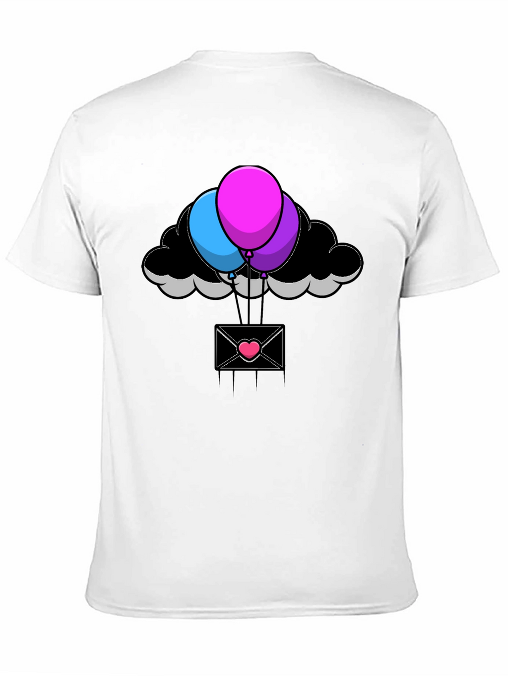 Balloon Cloud Envelope T-Shirt