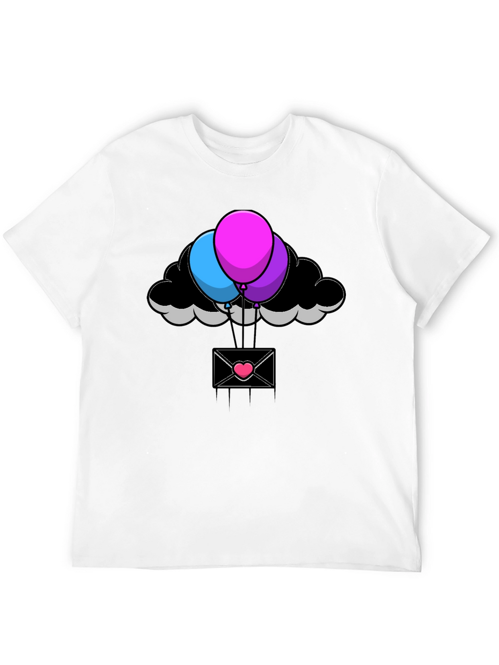 Balloon Cloud Envelope T-Shirt