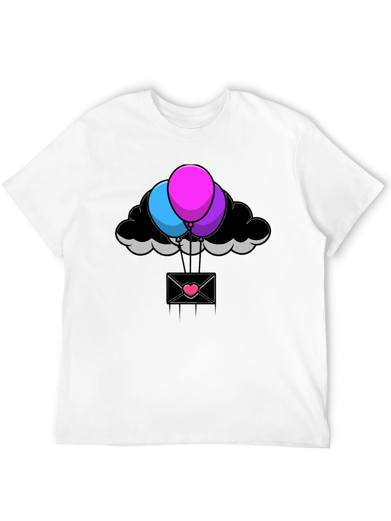 Balloon Cloud Envelope T-Shirt