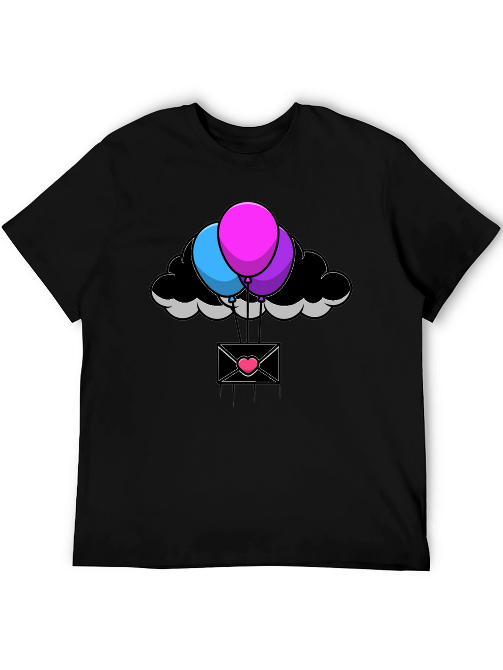Balloon Cloud Envelope T-Shirt