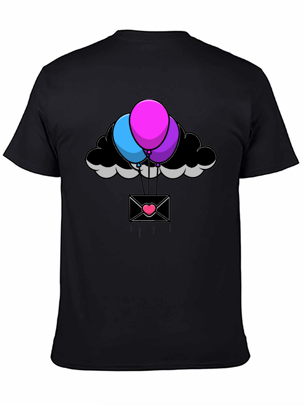 Balloon Cloud Envelope T-Shirt