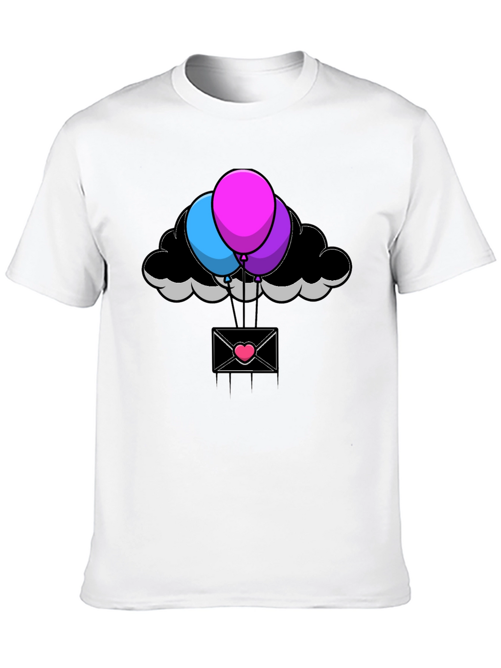 Balloon Cloud Envelope T-Shirt