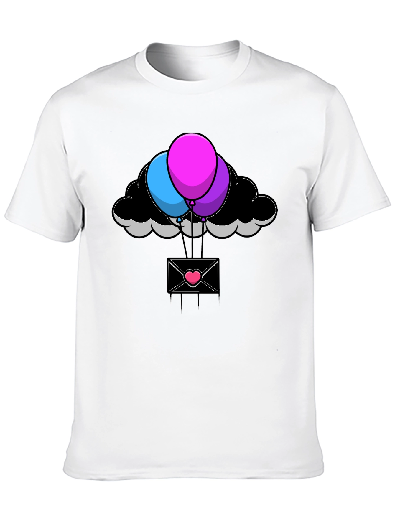 Balloon Cloud Envelope T-Shirt