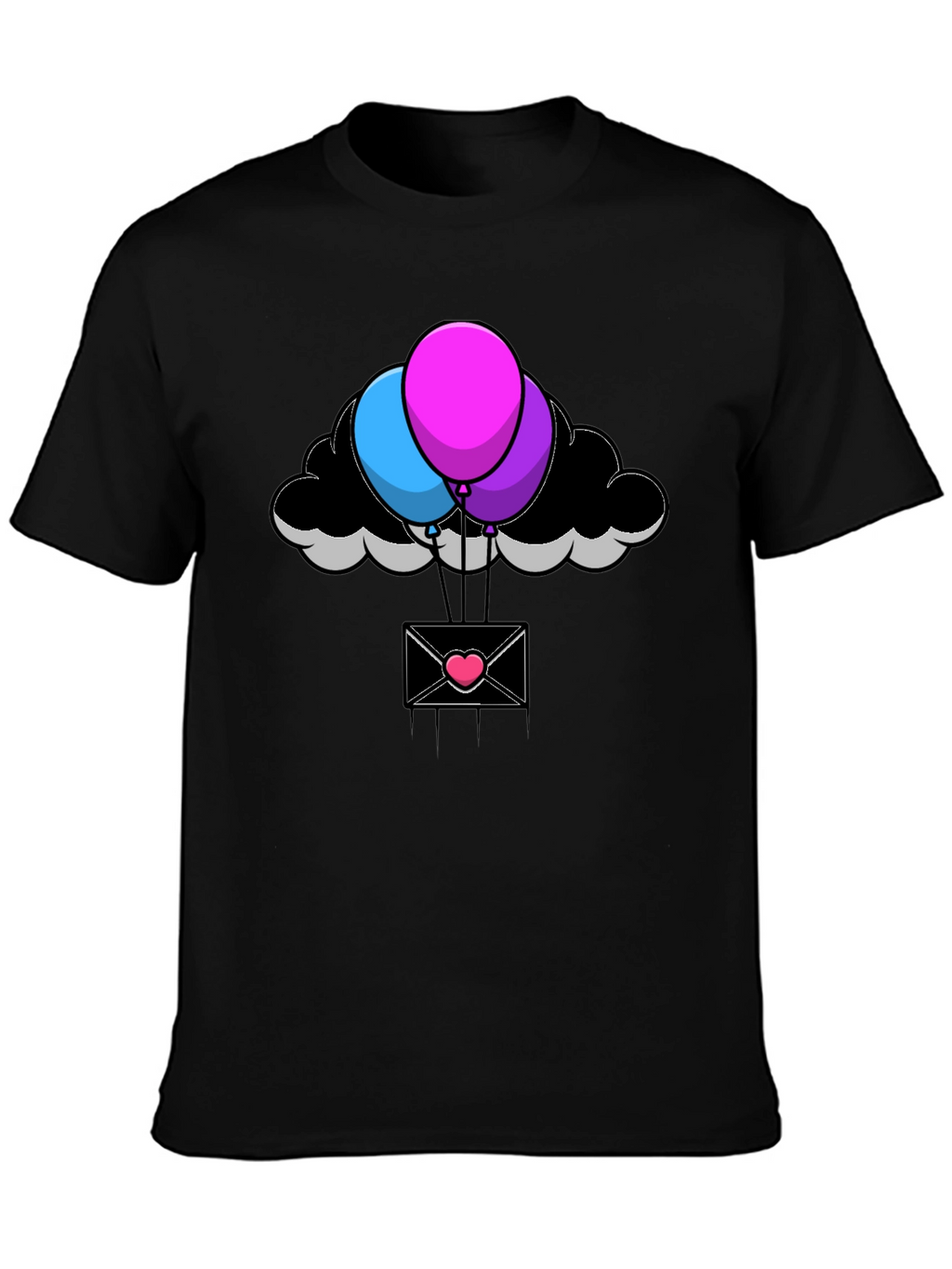 Balloon Cloud Envelope T-Shirt