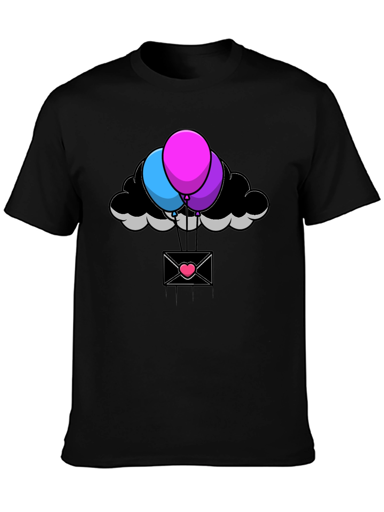 Balloon Cloud Envelope T-Shirt