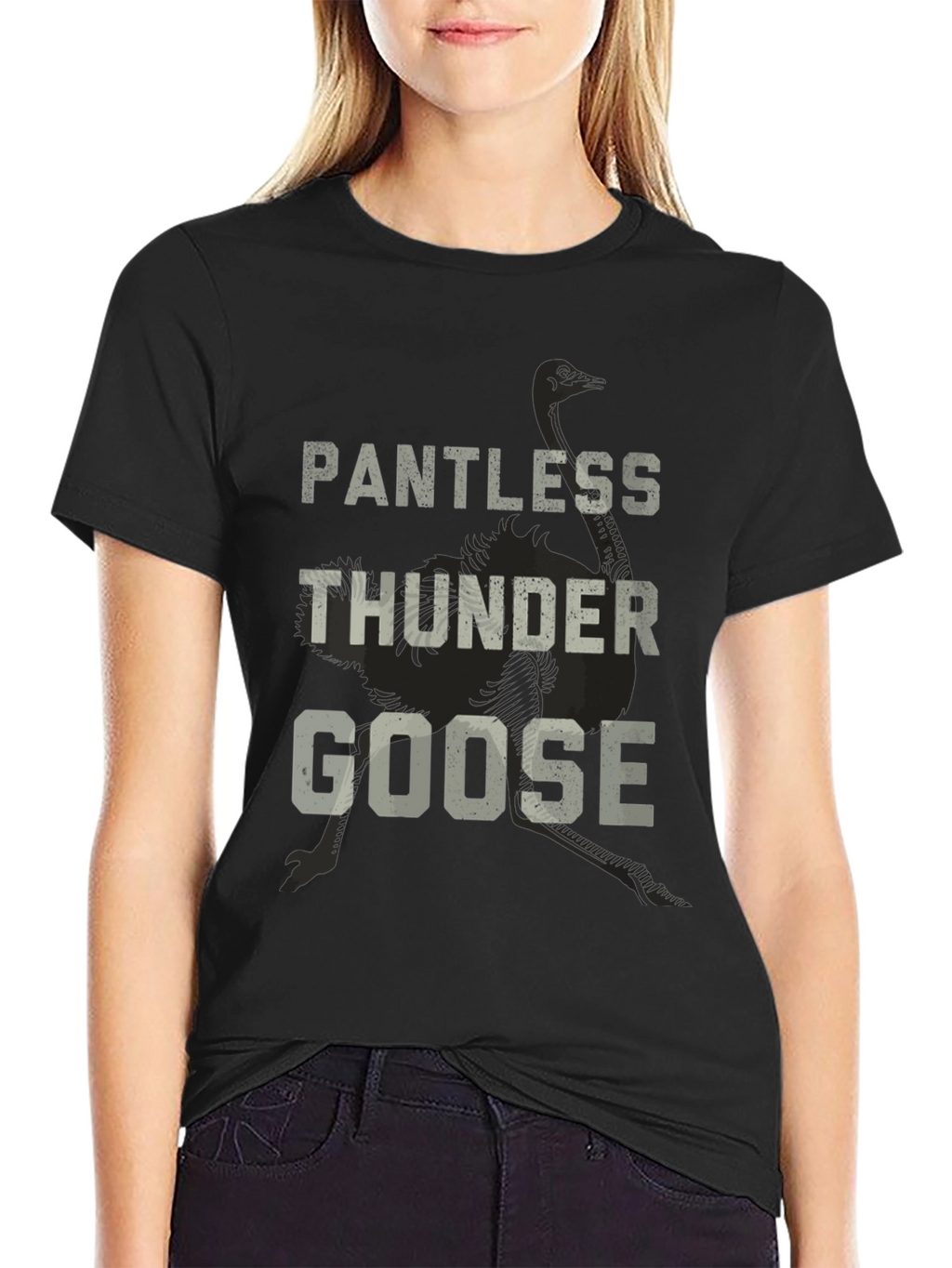 Pantless Thunder Goose Graphic T-Shirt