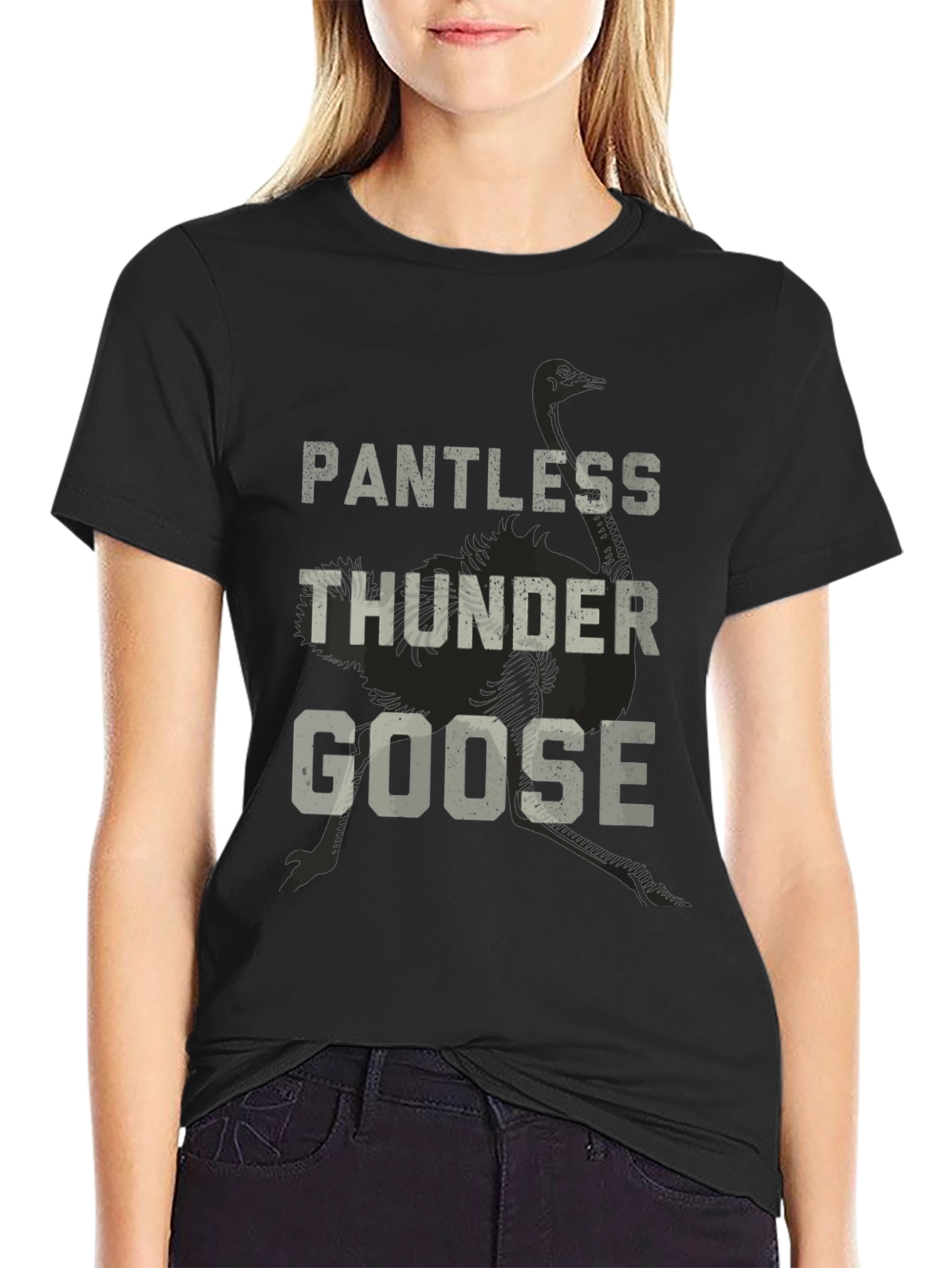 Pantless Thunder Goose Graphic T-Shirt