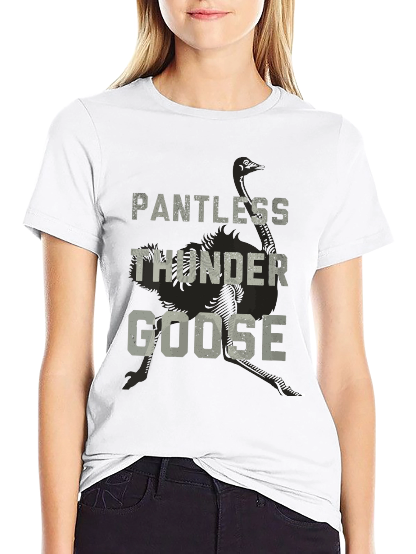 Pantless Thunder Goose Graphic T-Shirt