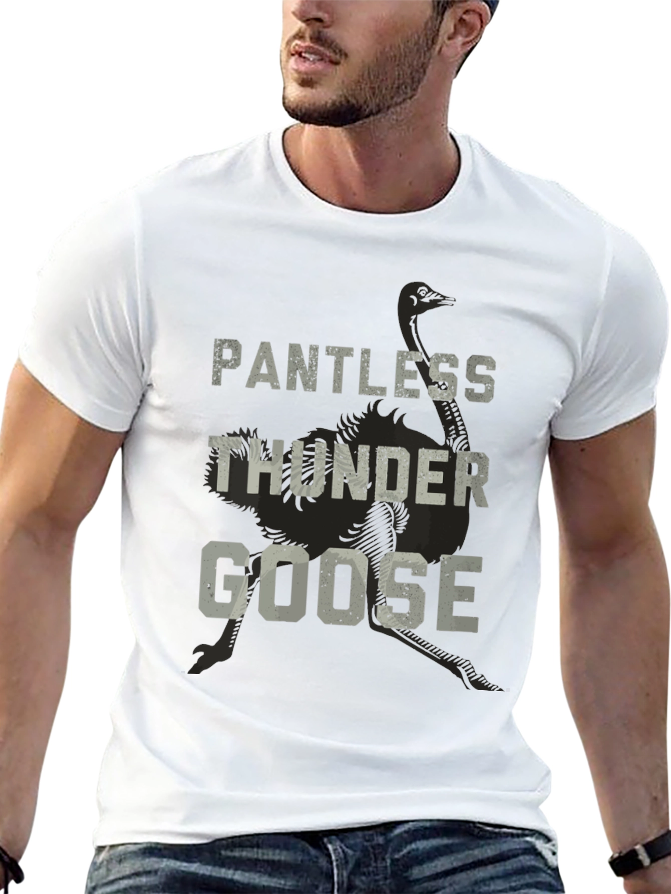 Pantless Thunder Goose Graphic T-Shirt