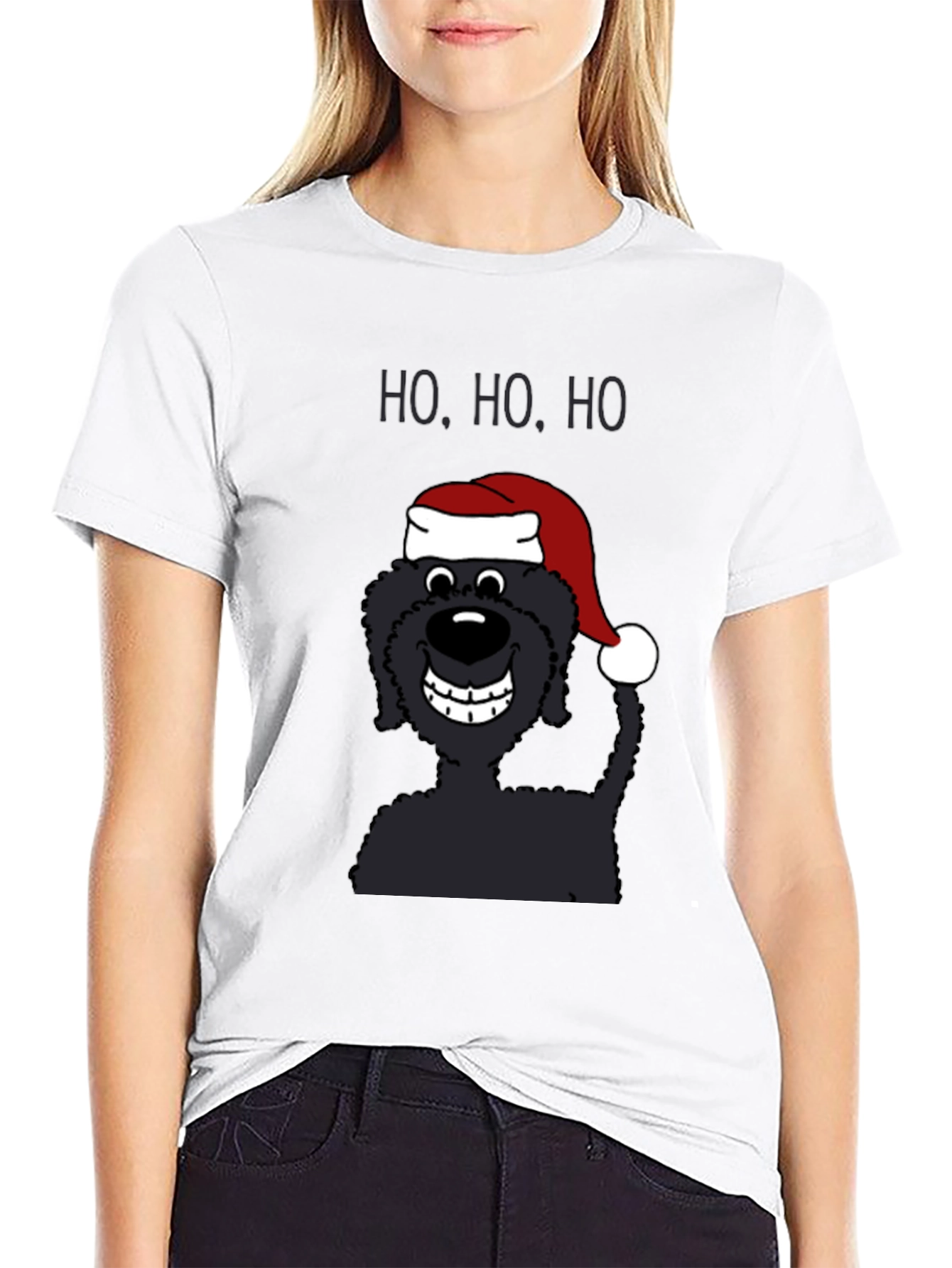 Ho Ho Ho Santa Dog T-Shirt