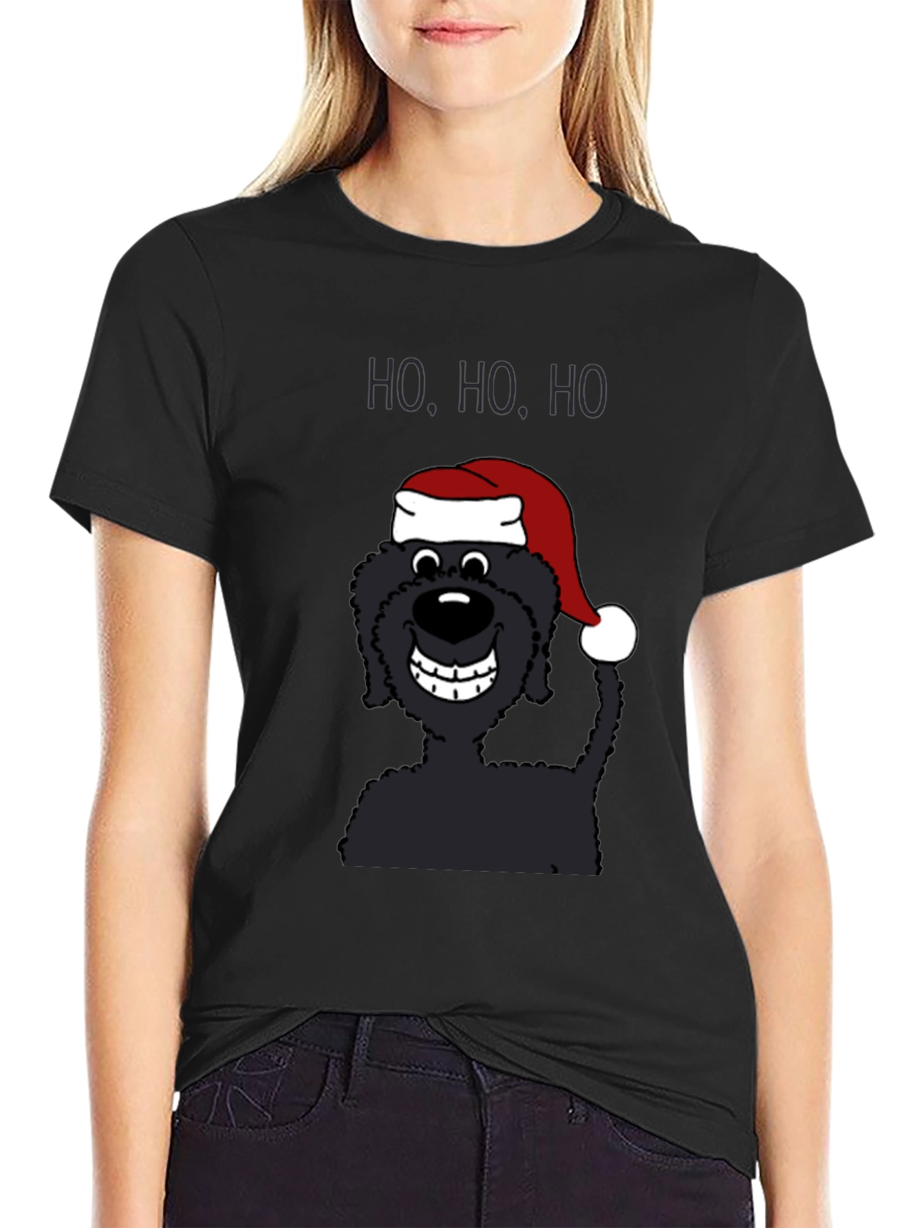 Ho Ho Ho Santa Dog T-Shirt