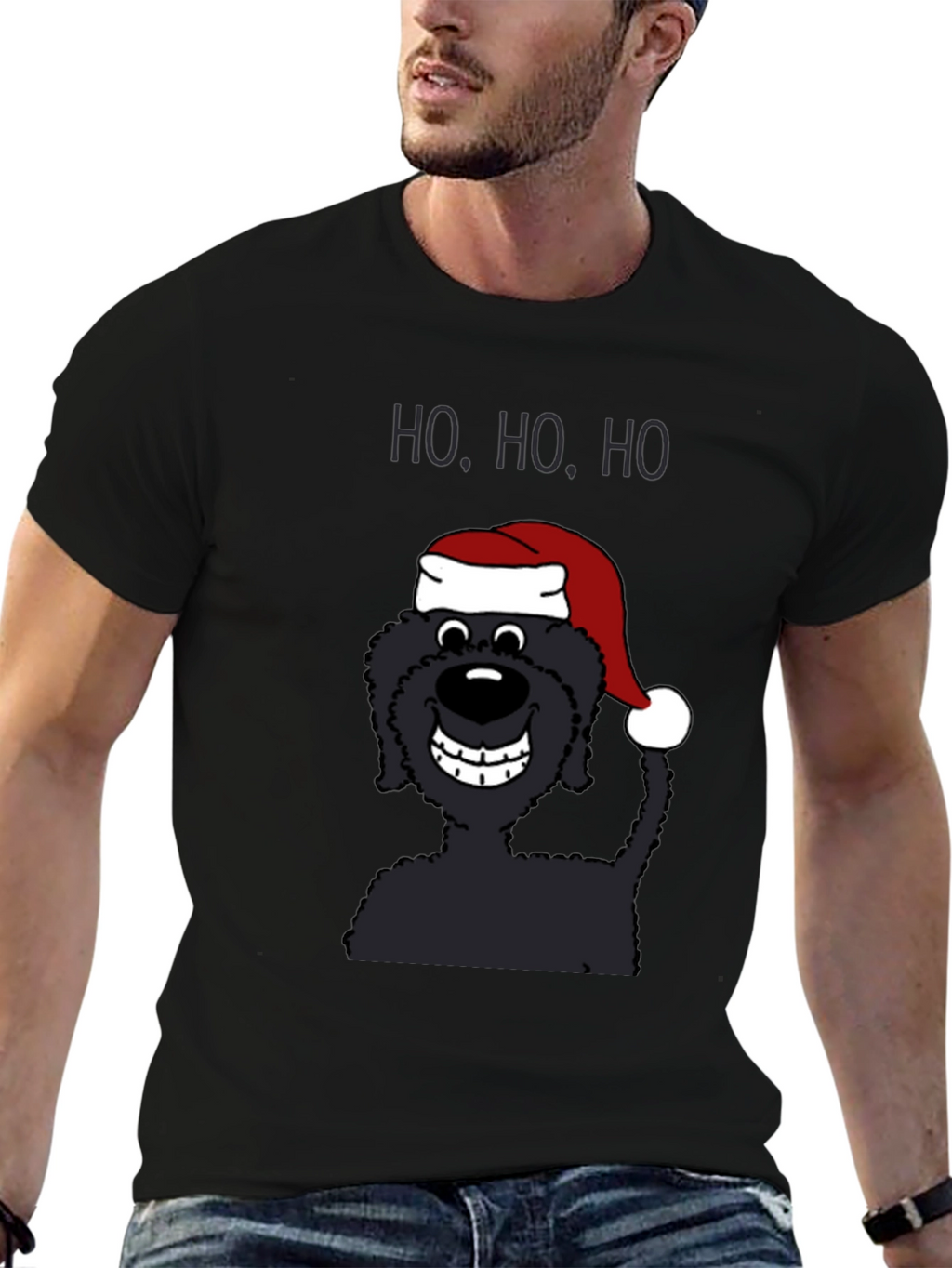Ho Ho Ho Santa Dog T-Shirt