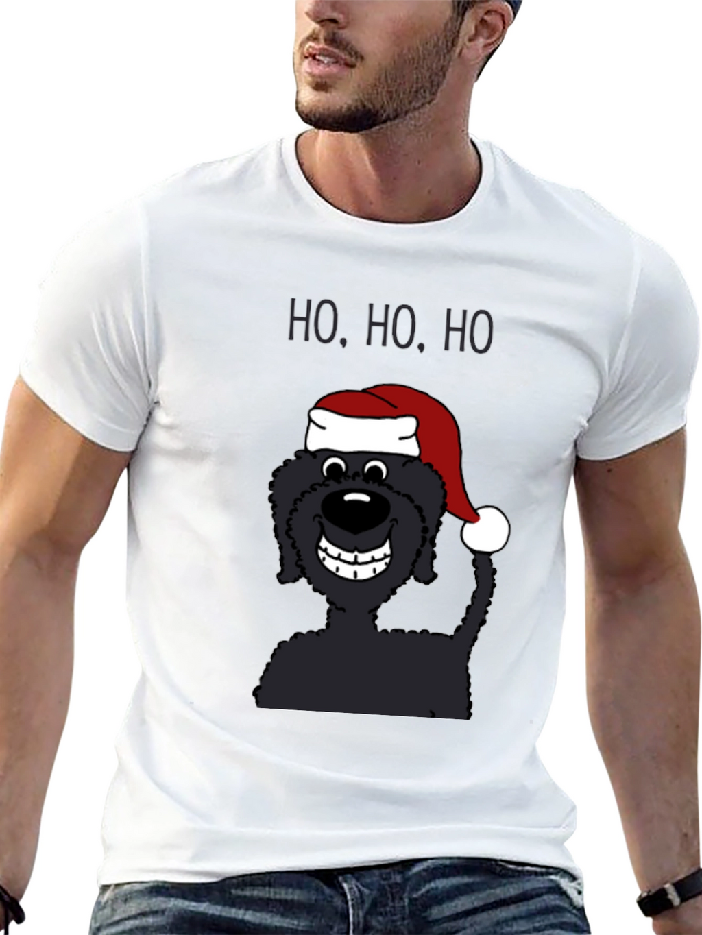 Ho Ho Ho Santa Dog T-Shirt