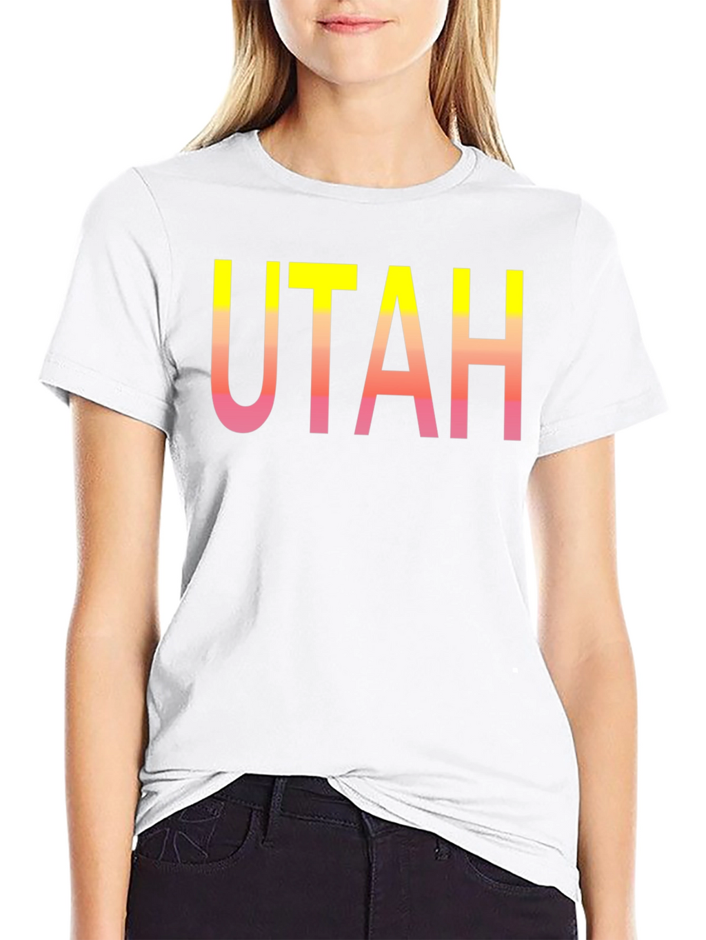 Utah Gradient Graphic Tee - Stylish State Pride!