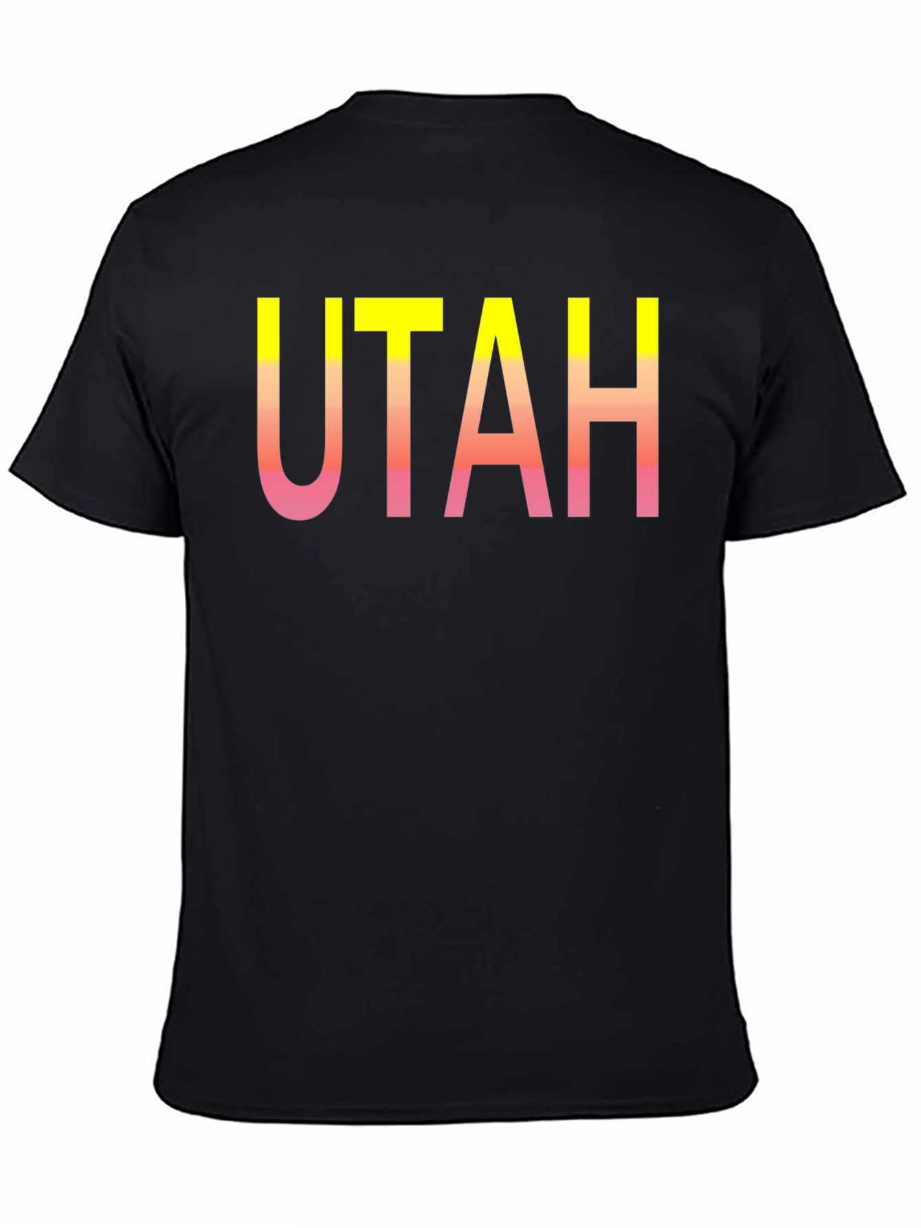 Utah Gradient Graphic Tee - Stylish State Pride!
