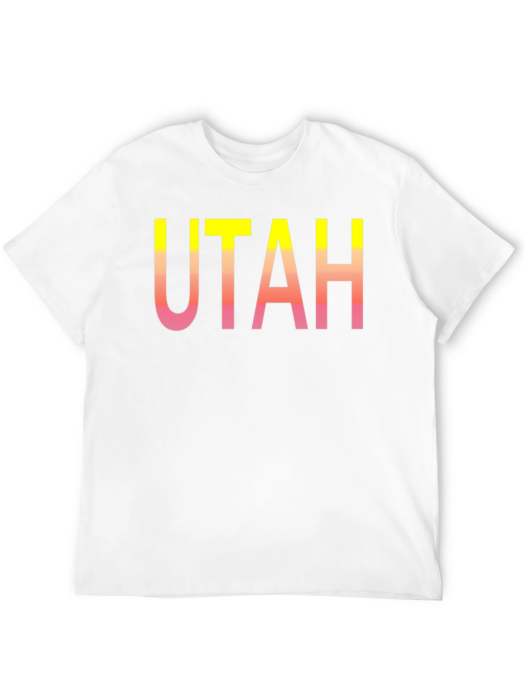 Utah Gradient Graphic Tee - Stylish State Pride!