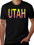 Utah Gradient Graphic Tee - Stylish State Pride!