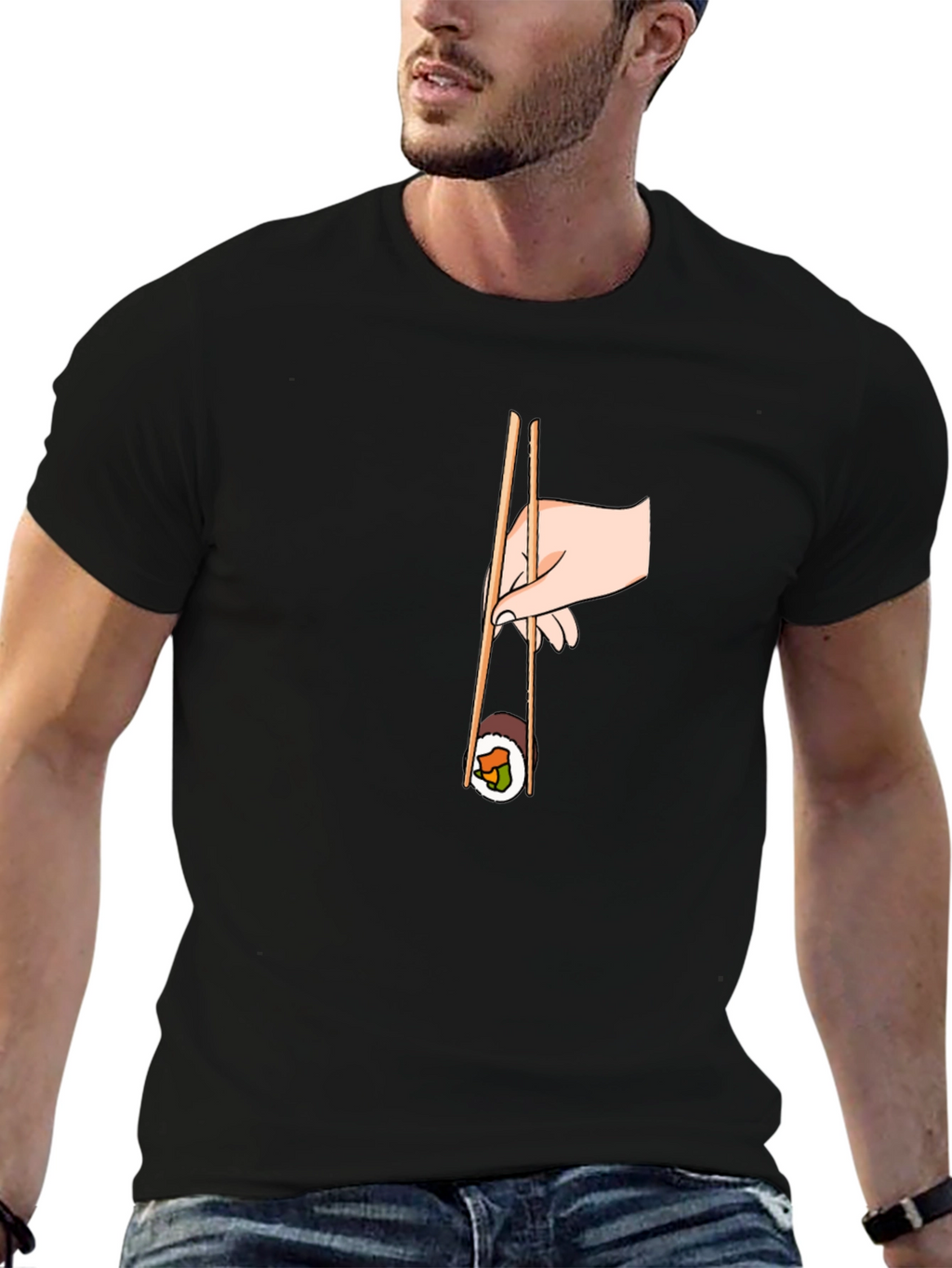 Sushi Roll Graphic Tee - Unique & Stylish