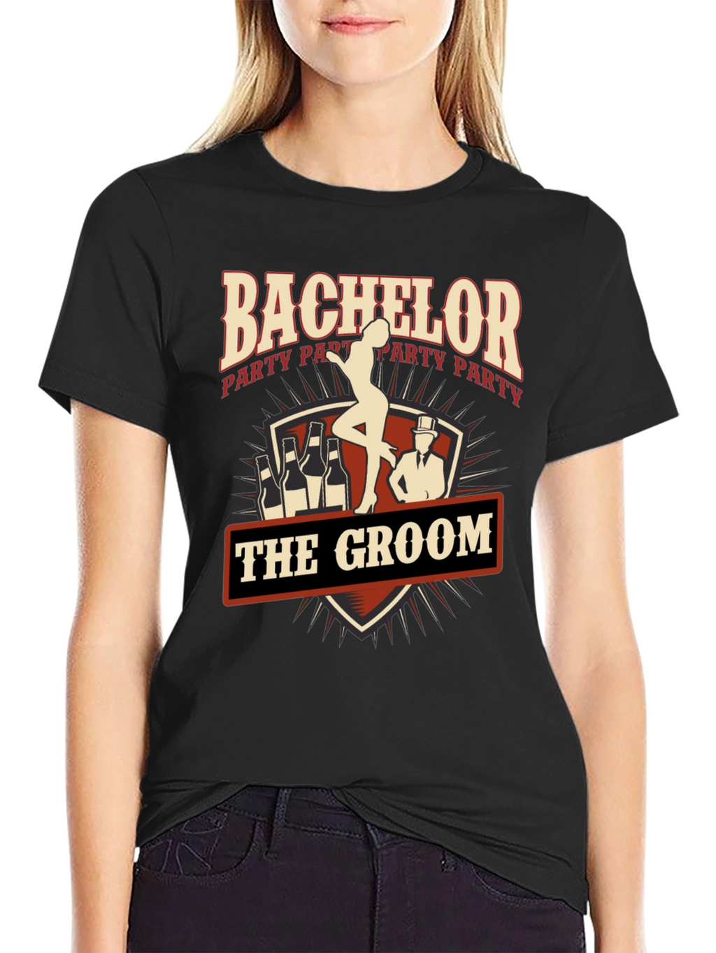 Bachelor Party The Groom Graphic Tee
