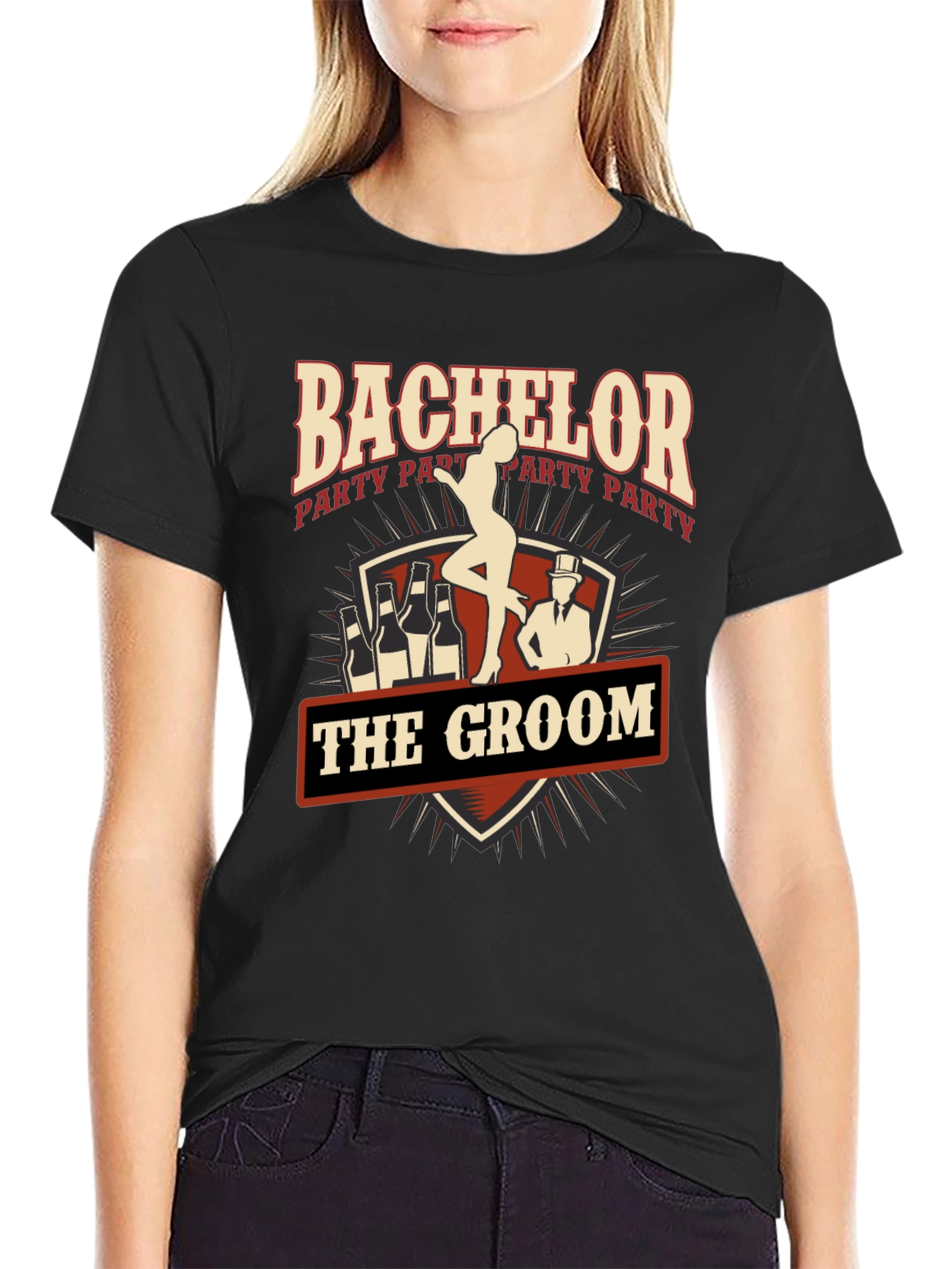 Bachelor Party The Groom Graphic Tee