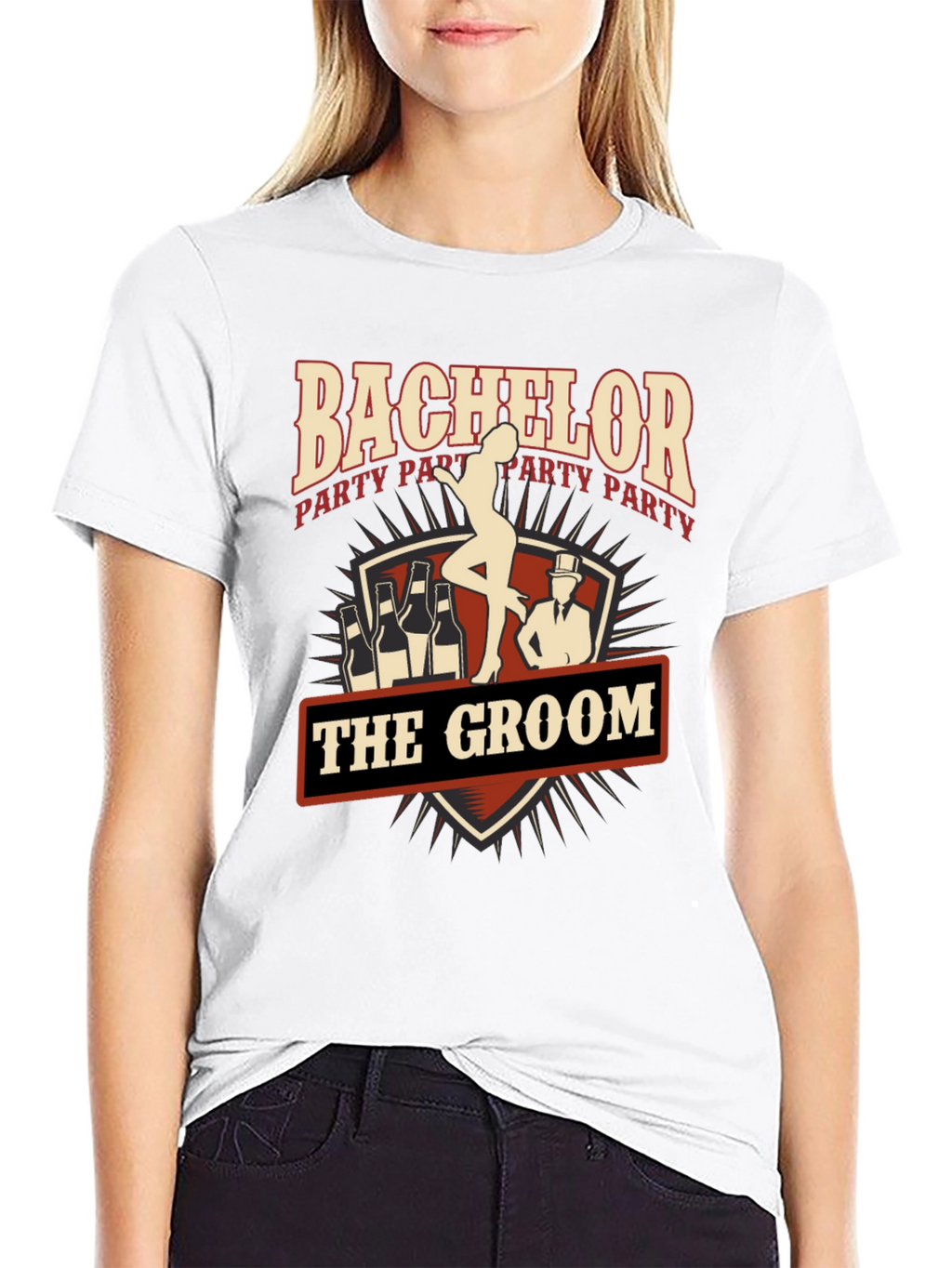 Bachelor Party The Groom Graphic Tee