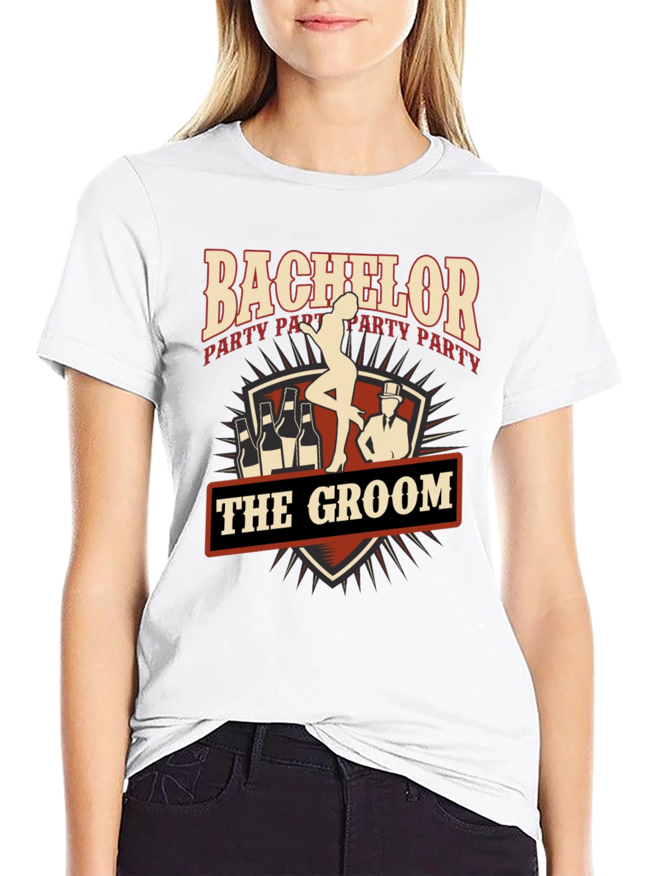 Bachelor Party The Groom Graphic Tee