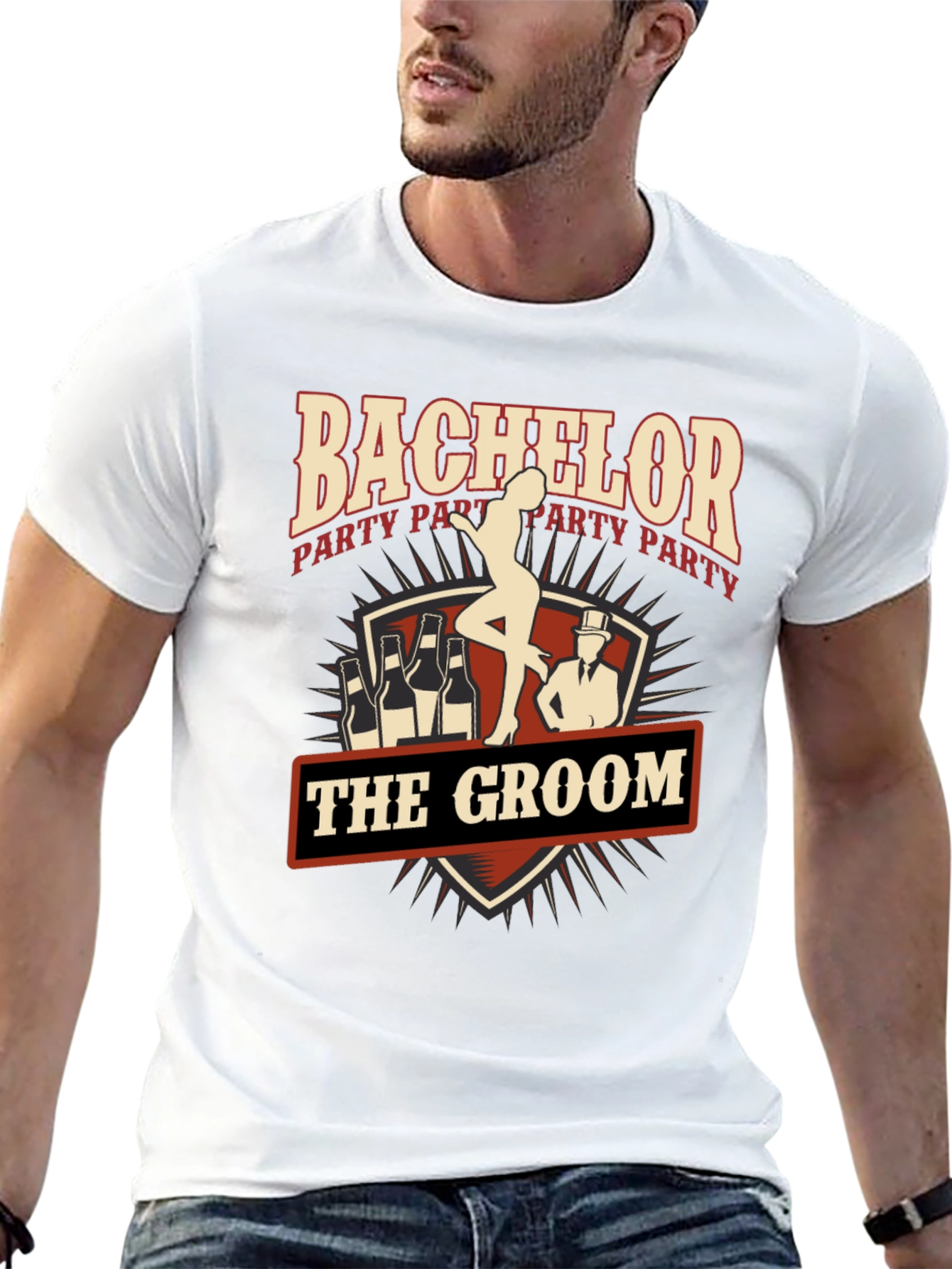 Bachelor Party The Groom Graphic Tee