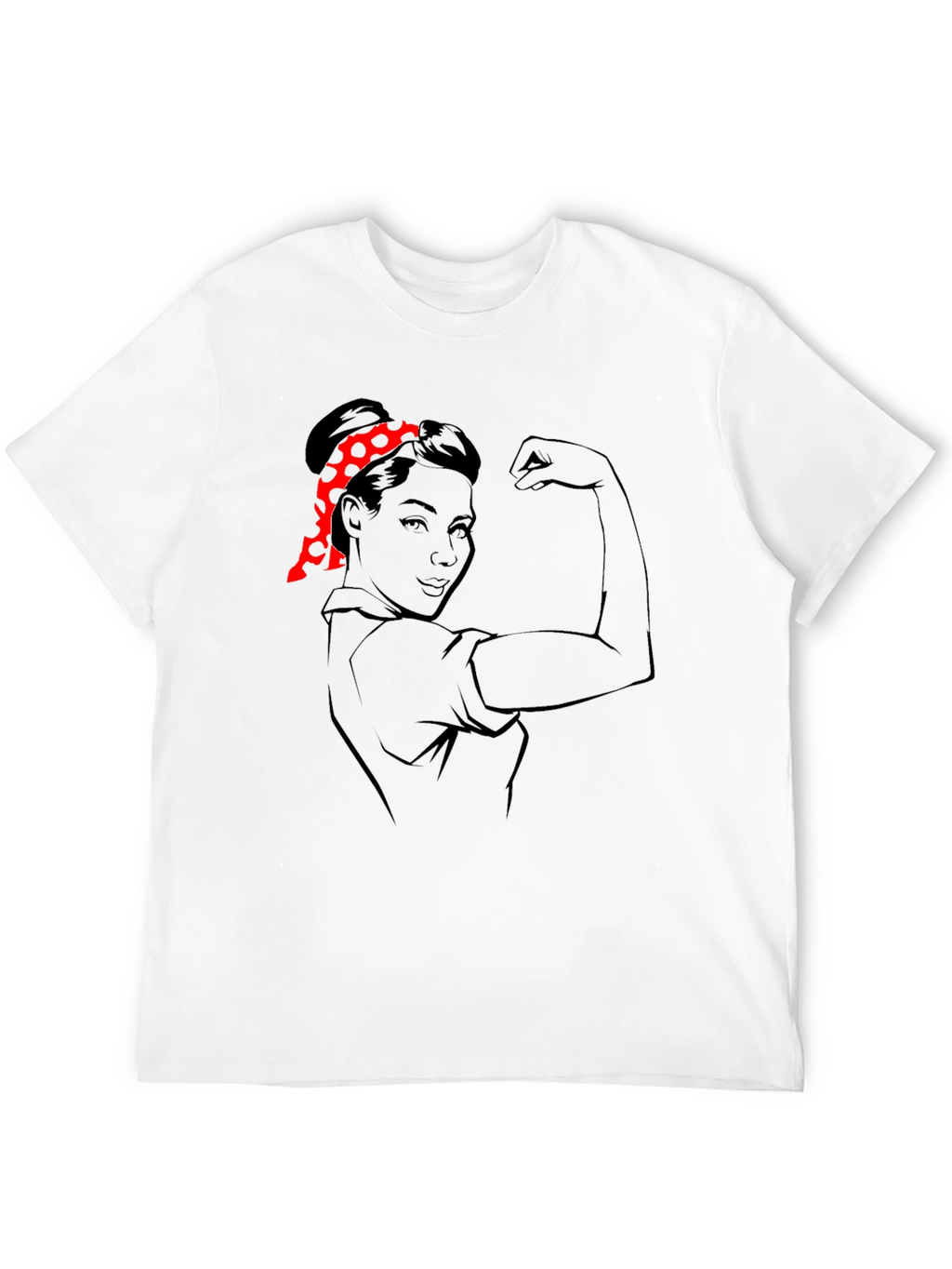 Rosie the Riveter Graphic Tee - Black