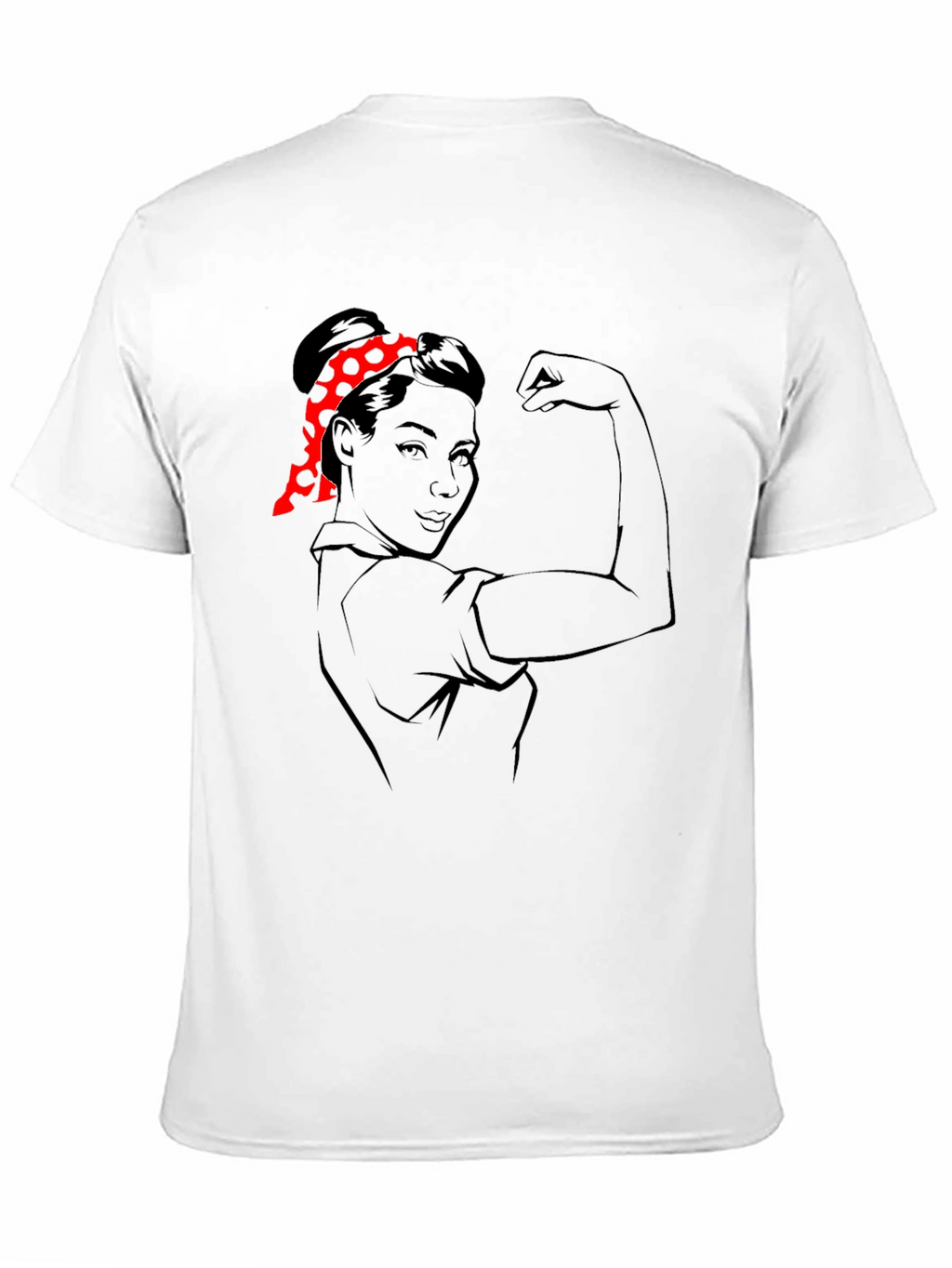 Rosie the Riveter Graphic Tee - Black