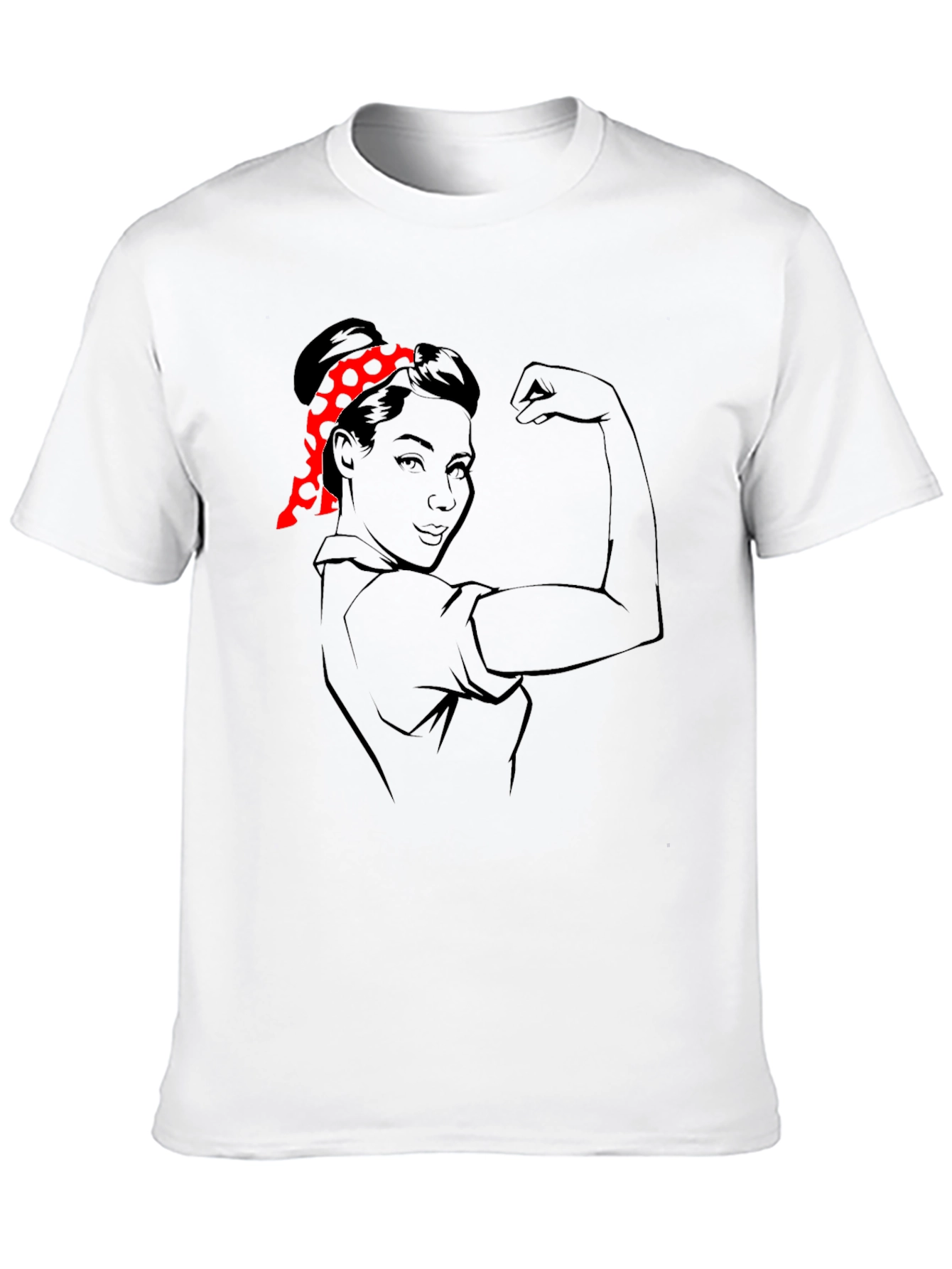 Rosie the Riveter Graphic Tee - Black