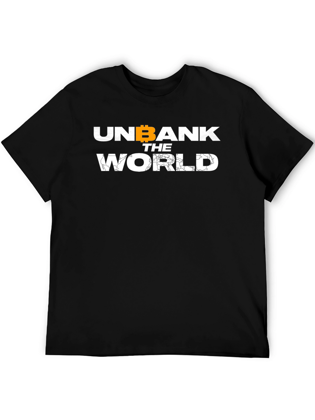Unbank the World Bitcoin Black T-Shirt