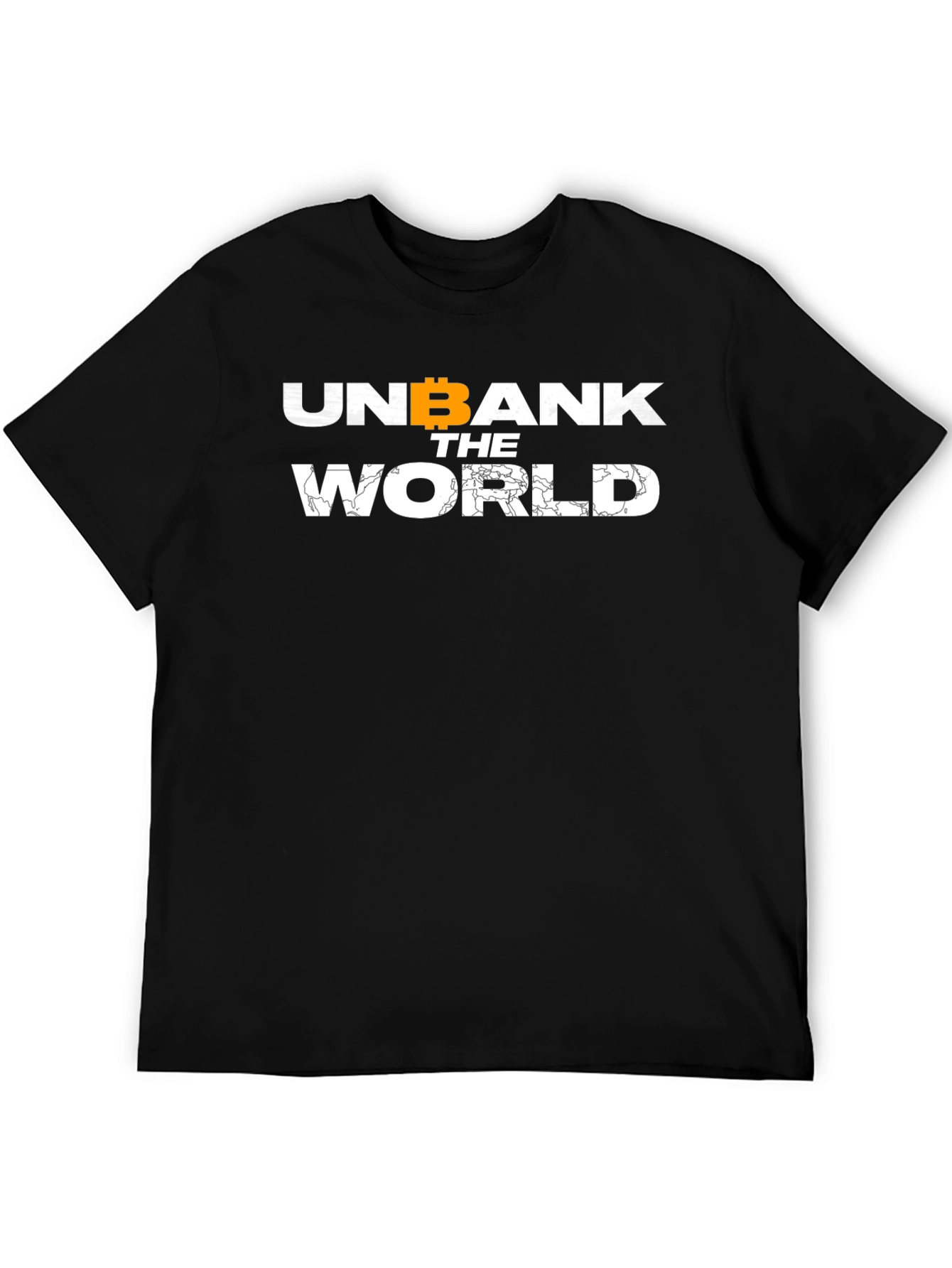 Unbank the World Bitcoin Black T-Shirt