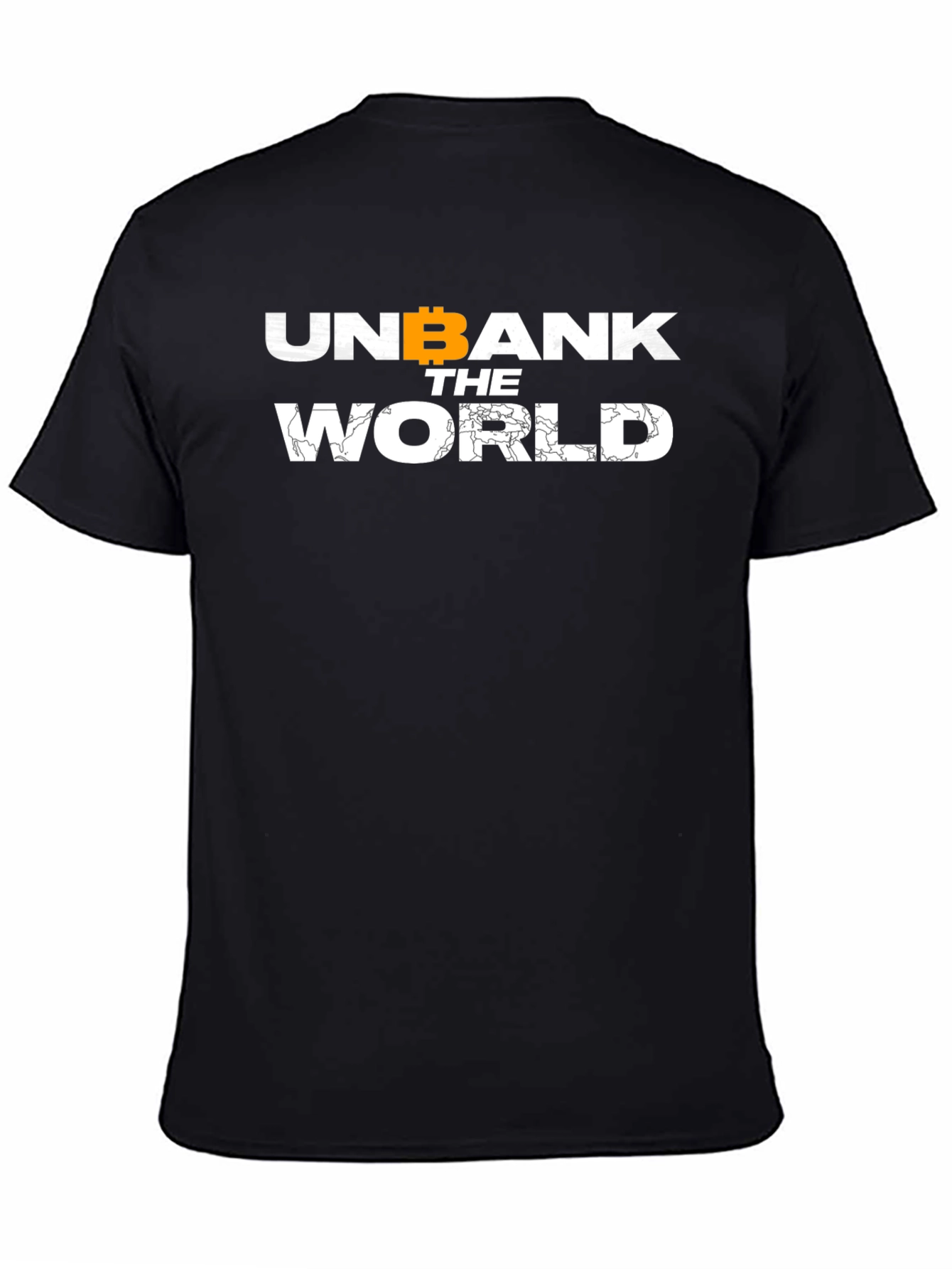 Unbank the World Bitcoin Black T-Shirt