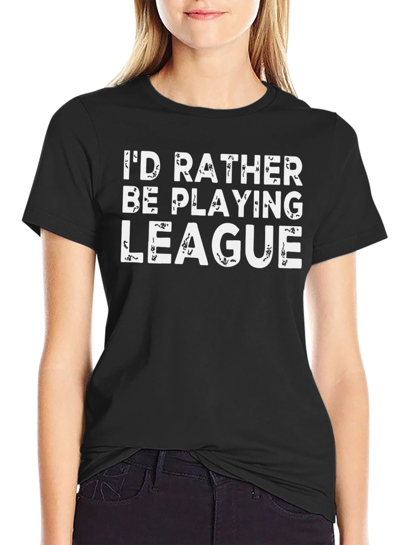 Id Rather Be Playing League T-Shirt - Gamer Tee
