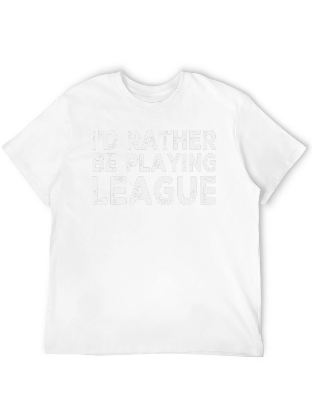 Id Rather Be Playing League T-Shirt - Gamer Tee