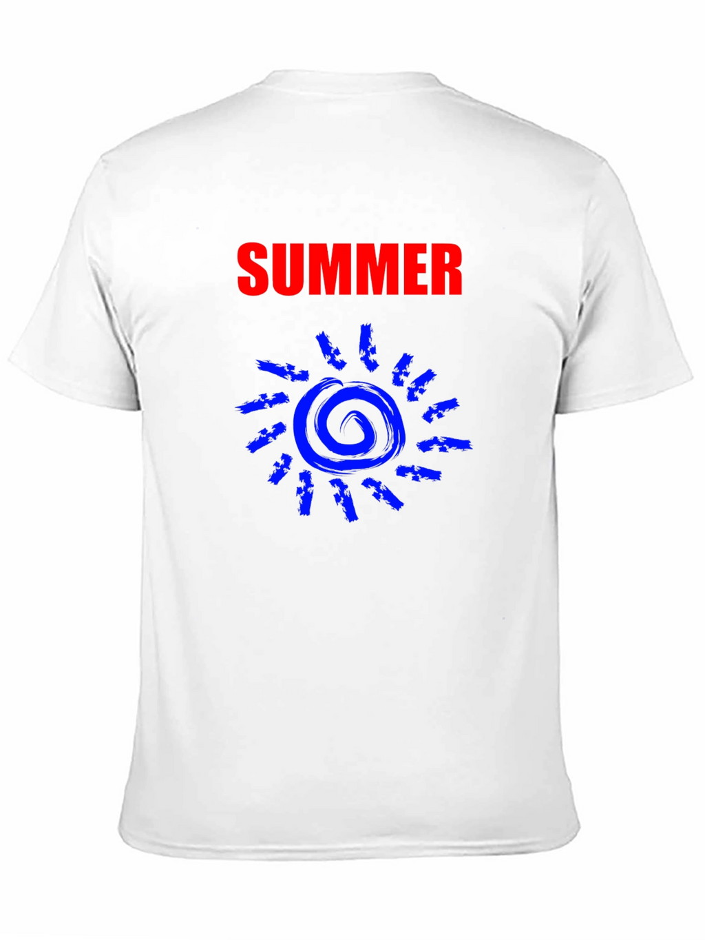 Summer Sun Graphic Tee - Black Cotton T-Shirt