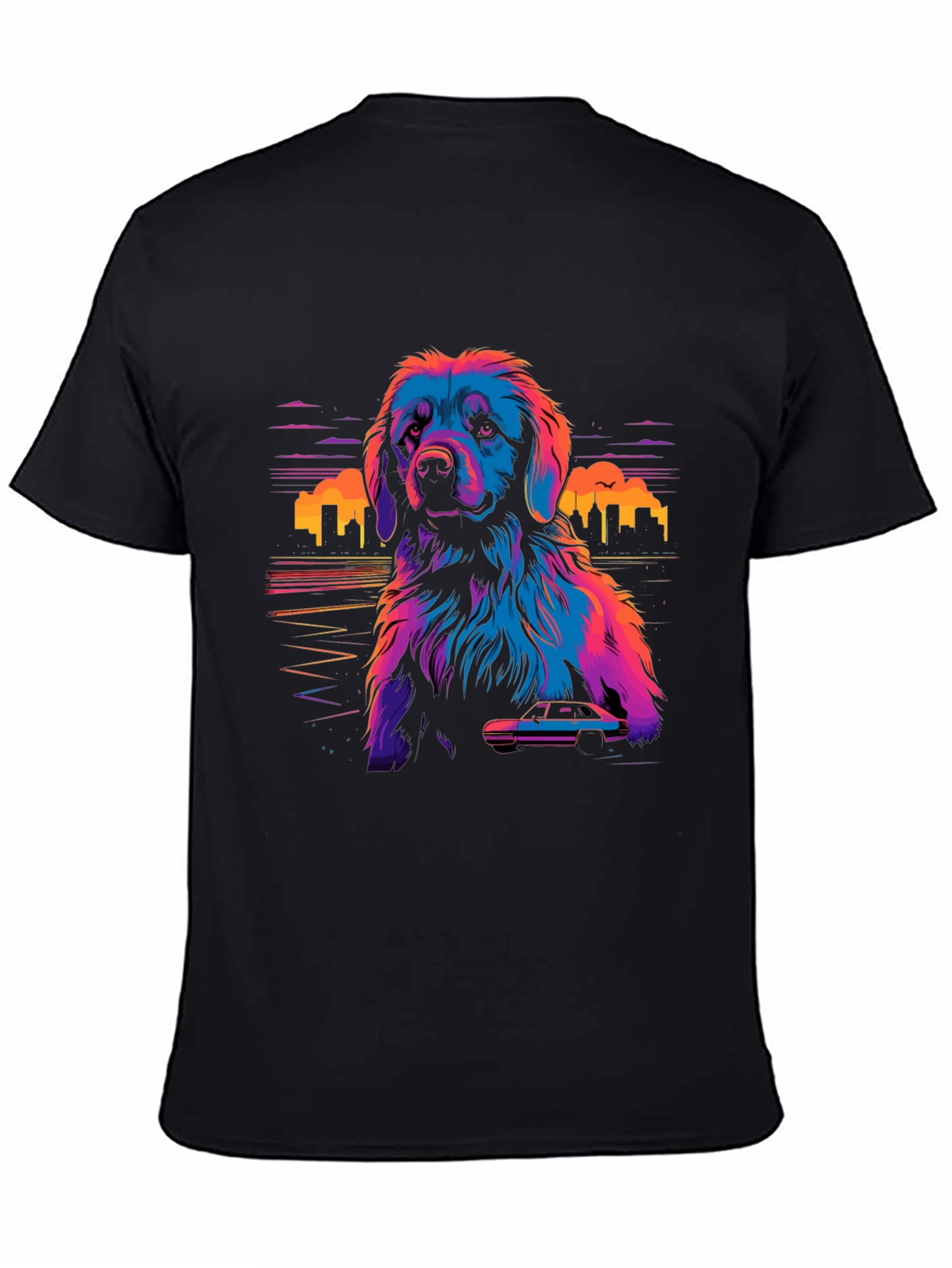 Vaporwave Dog T-Shirt - Retro Style